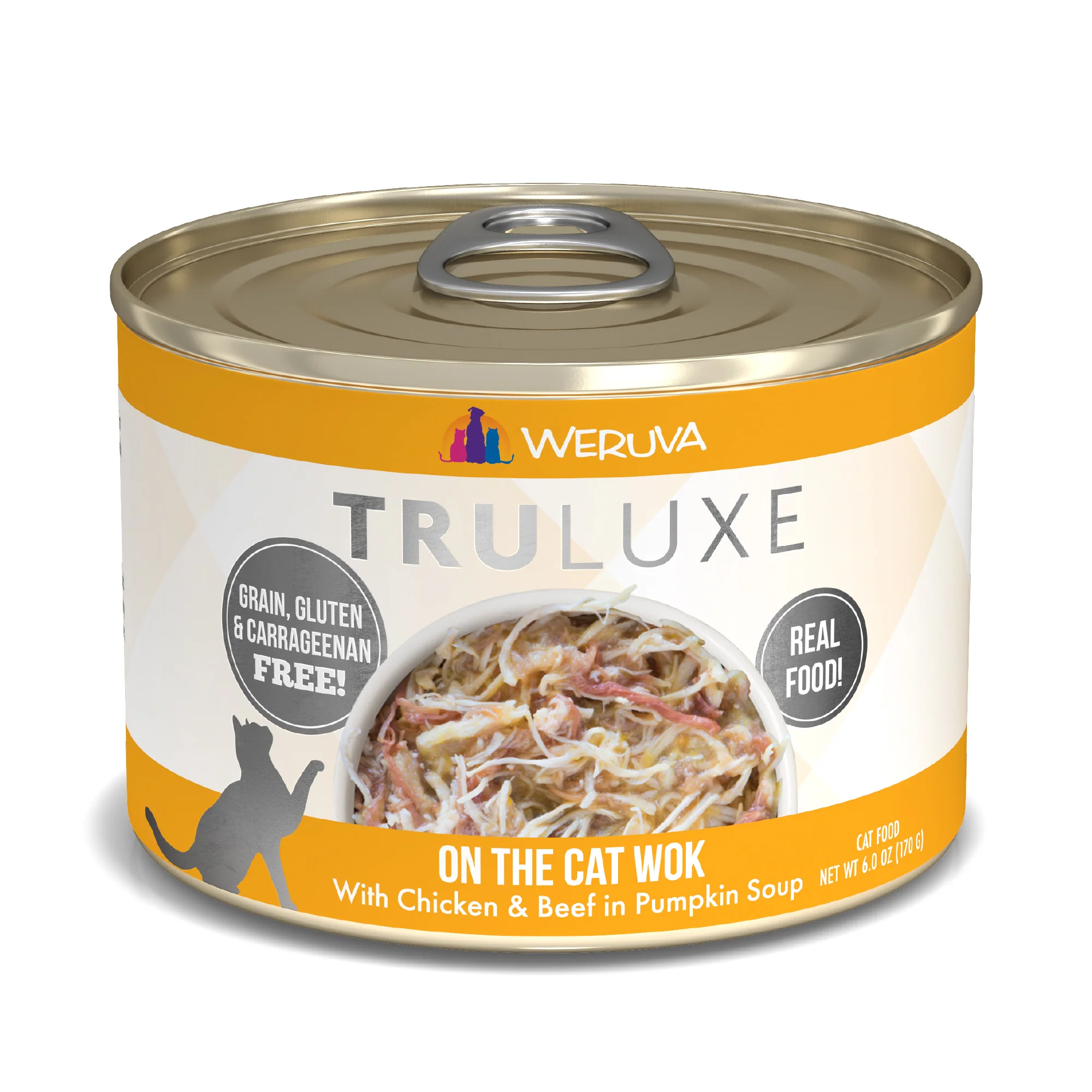 Weruva Truluxe Cat food 6oz Can Steak Frites 6 oz - Image 1