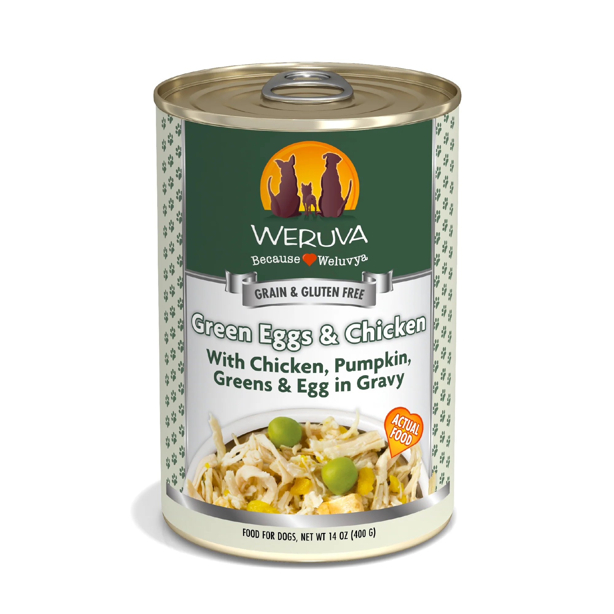 Weruva Classic Dog food 14oz Can Green Eggs and Chicken - Image 1
