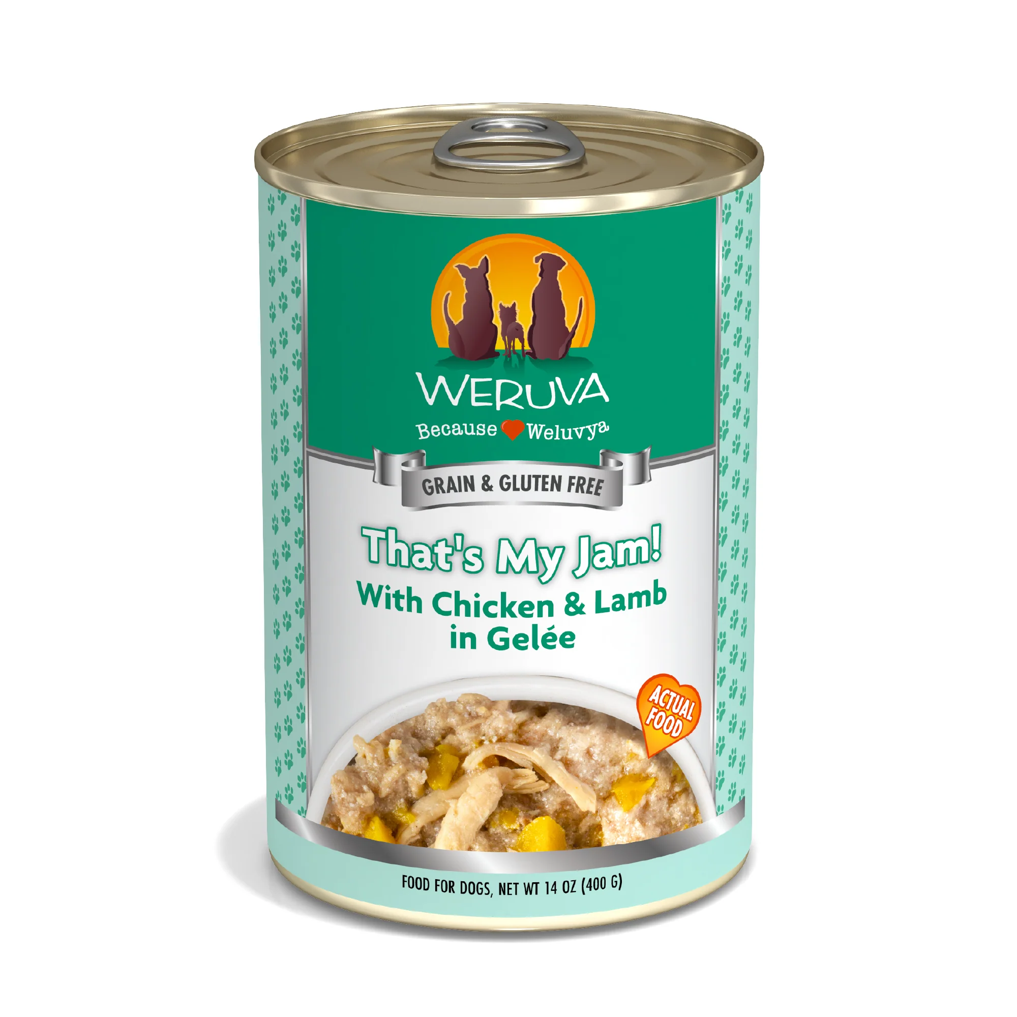 Weruva Classic Dog food 14oz Can  Thats My Jam - Image 1