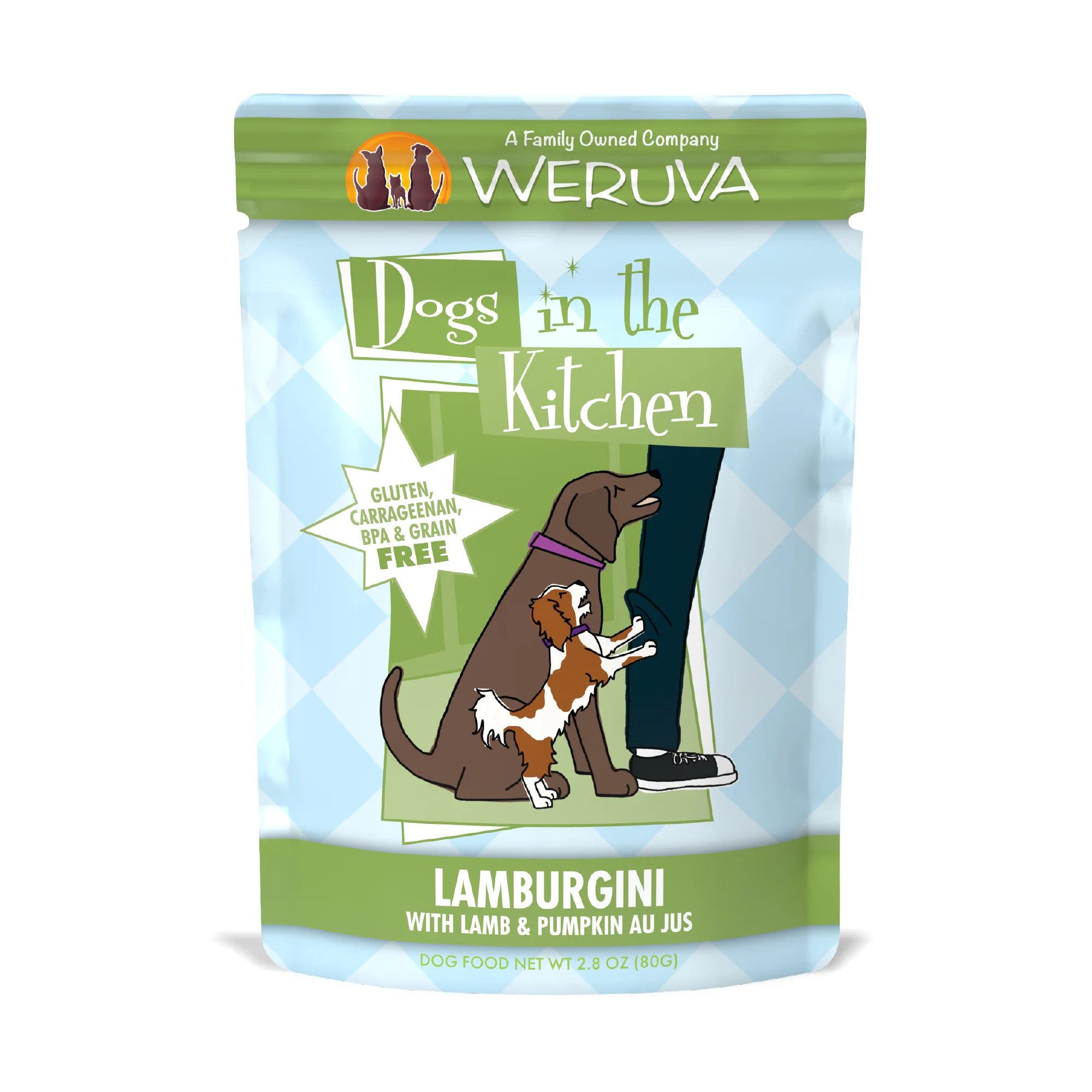 Weruva Dogs in the Kitchen 2.8oz Pouch Dog food Lamburgini - Image 1