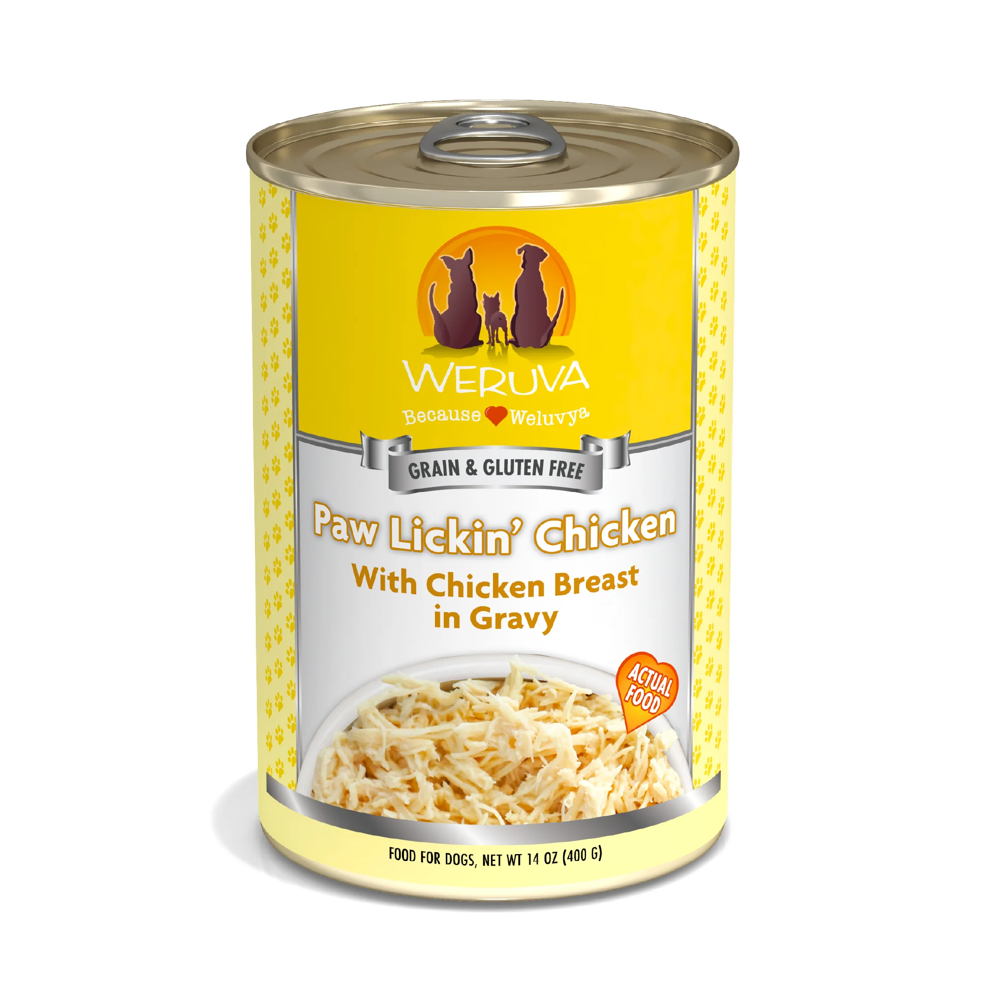Weruva Classic Dog food 14oz Can Paw Lickin