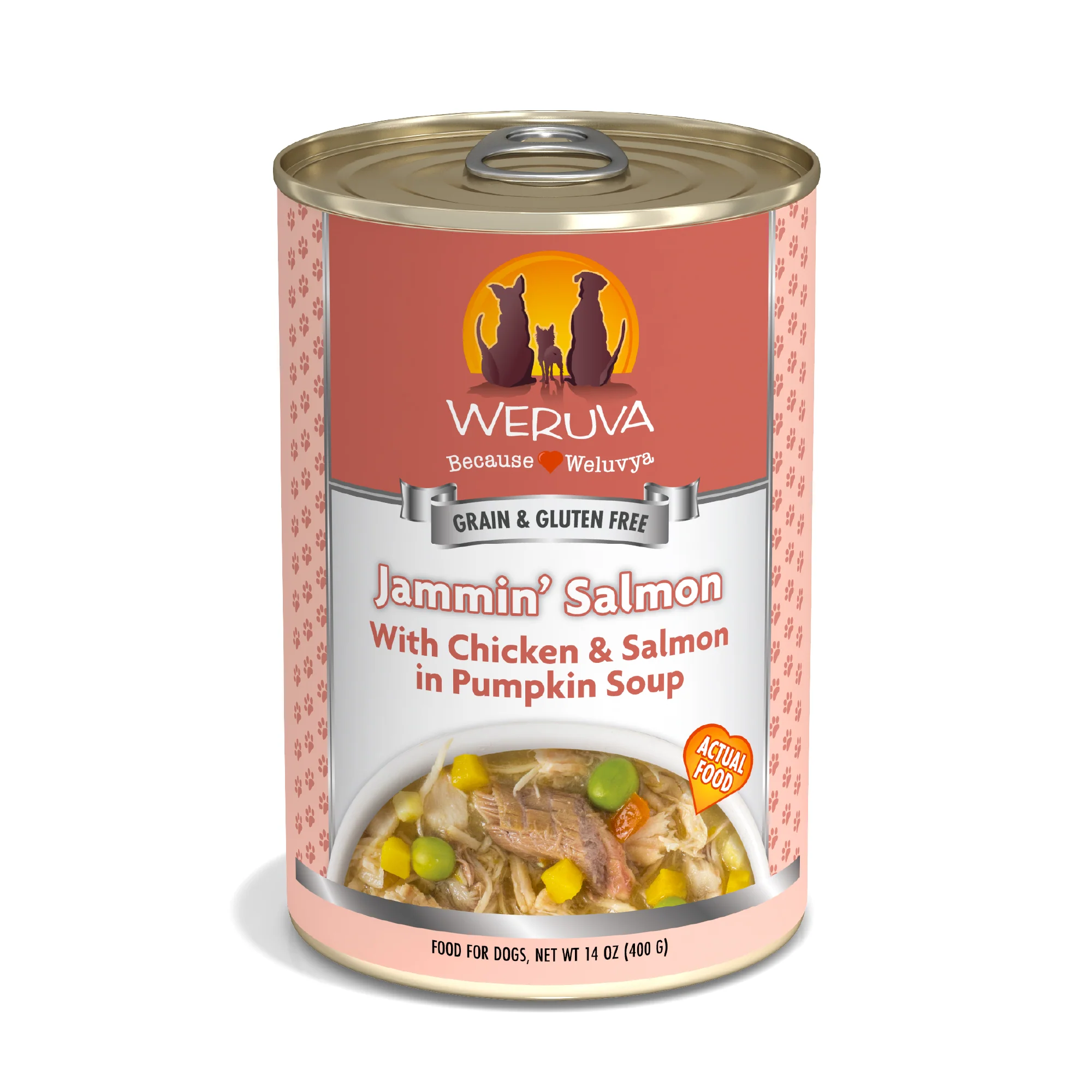 Weruva Classic Dog food 14oz Can Jamming Salmon - Image 1