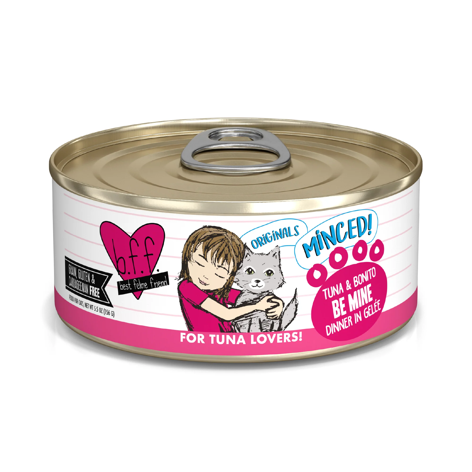 Weruva B.F.F. Originals 5.5oz Canned Cat food Tuna & Bonito Be Mine - Image 1