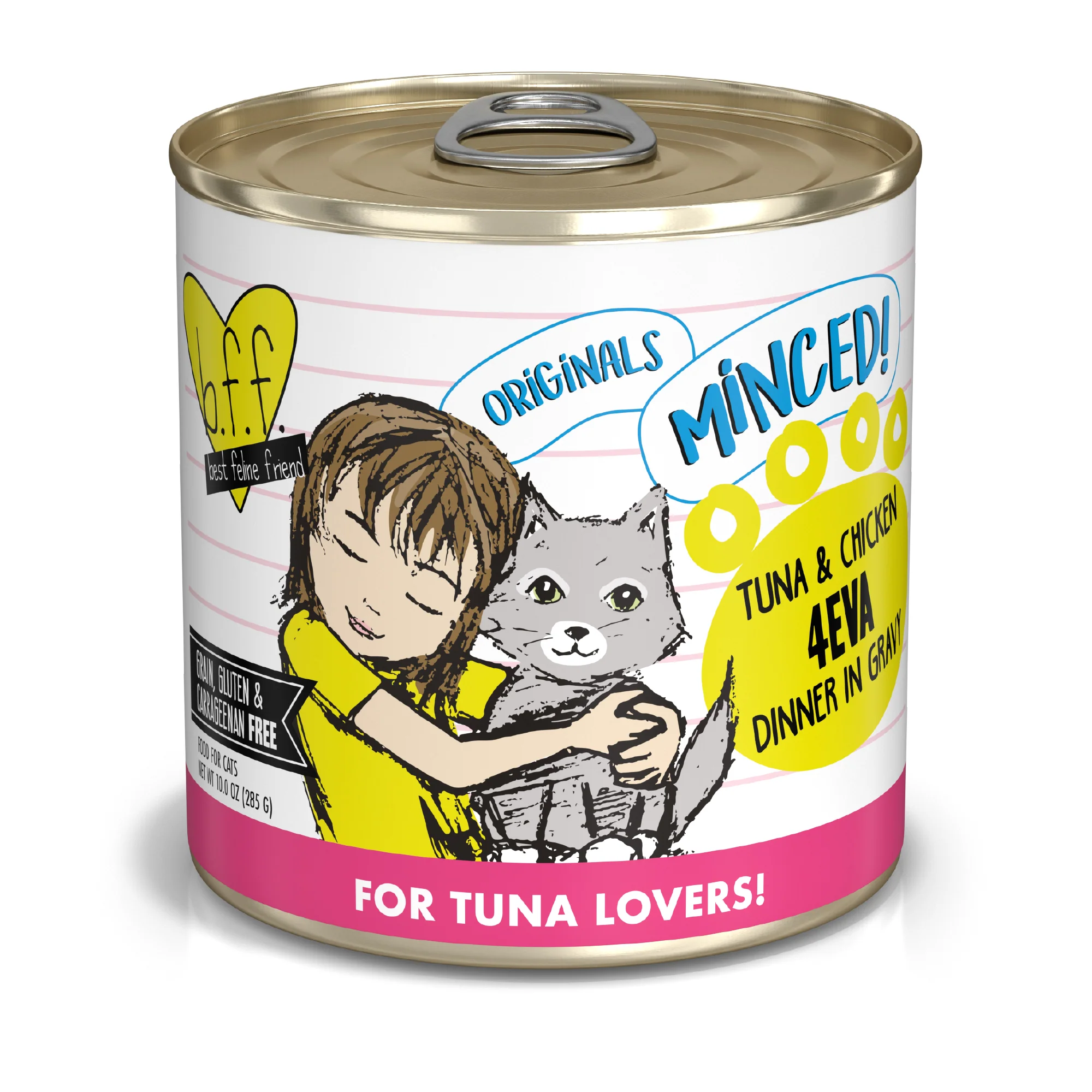 Weruva B.F.F. Originals 10oz Canned Cat food Tuna & Chicken 4EVA - Image 1