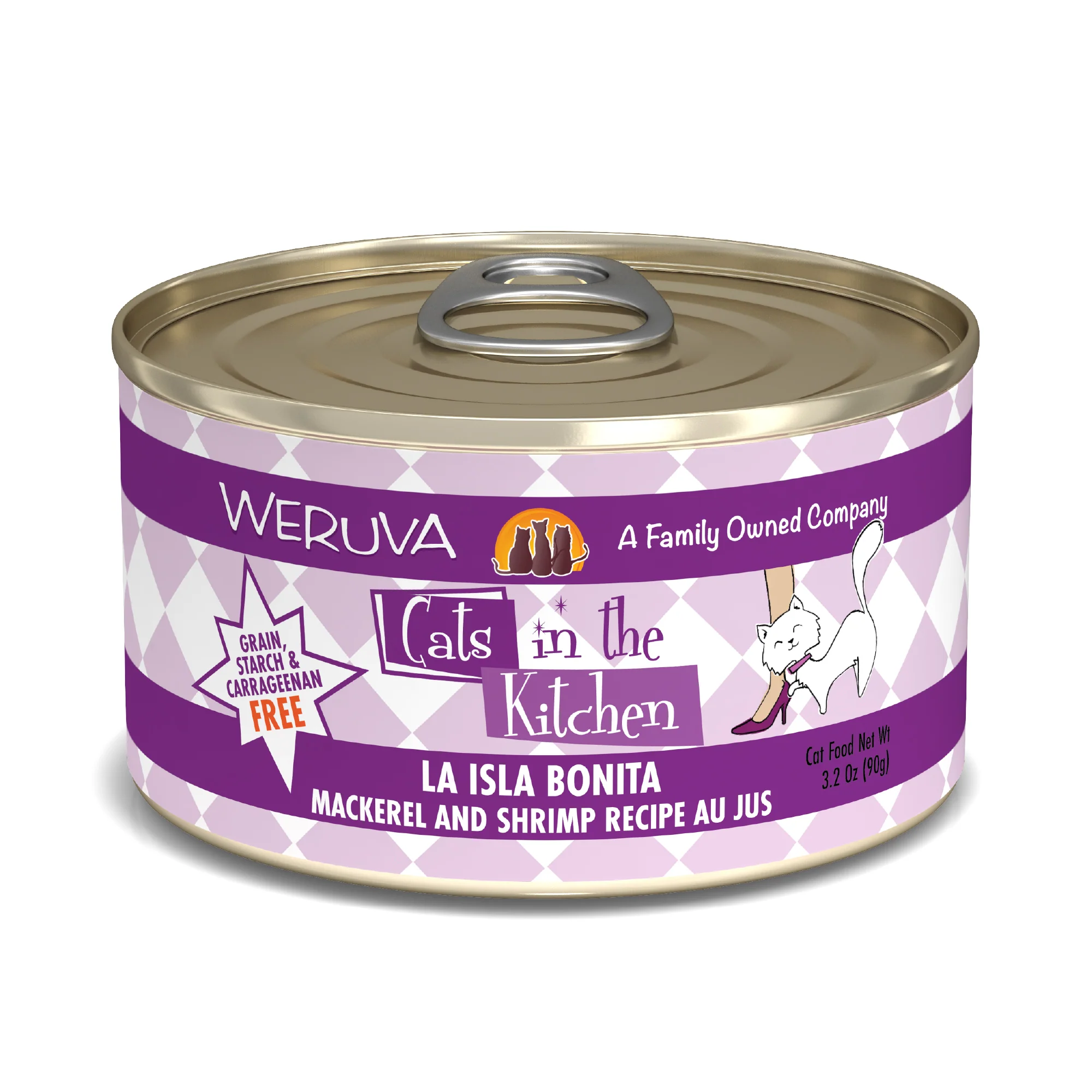 Weruva Cats in the Kitchen 3.2oz Canned Cat Food La Isla Bonita - Image 1