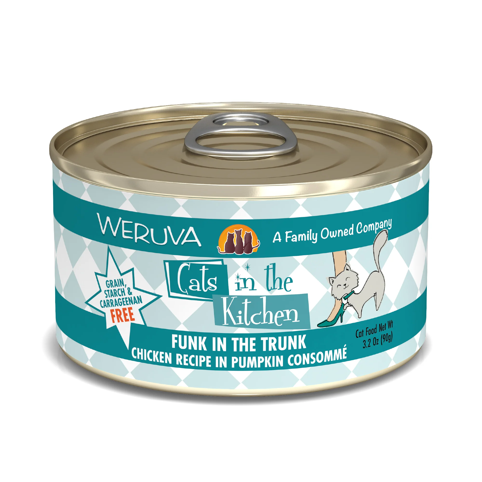 Weruva Cats in the Kitchen 3.2oz Canned Cat Food Funk in the Trunk - Image 1