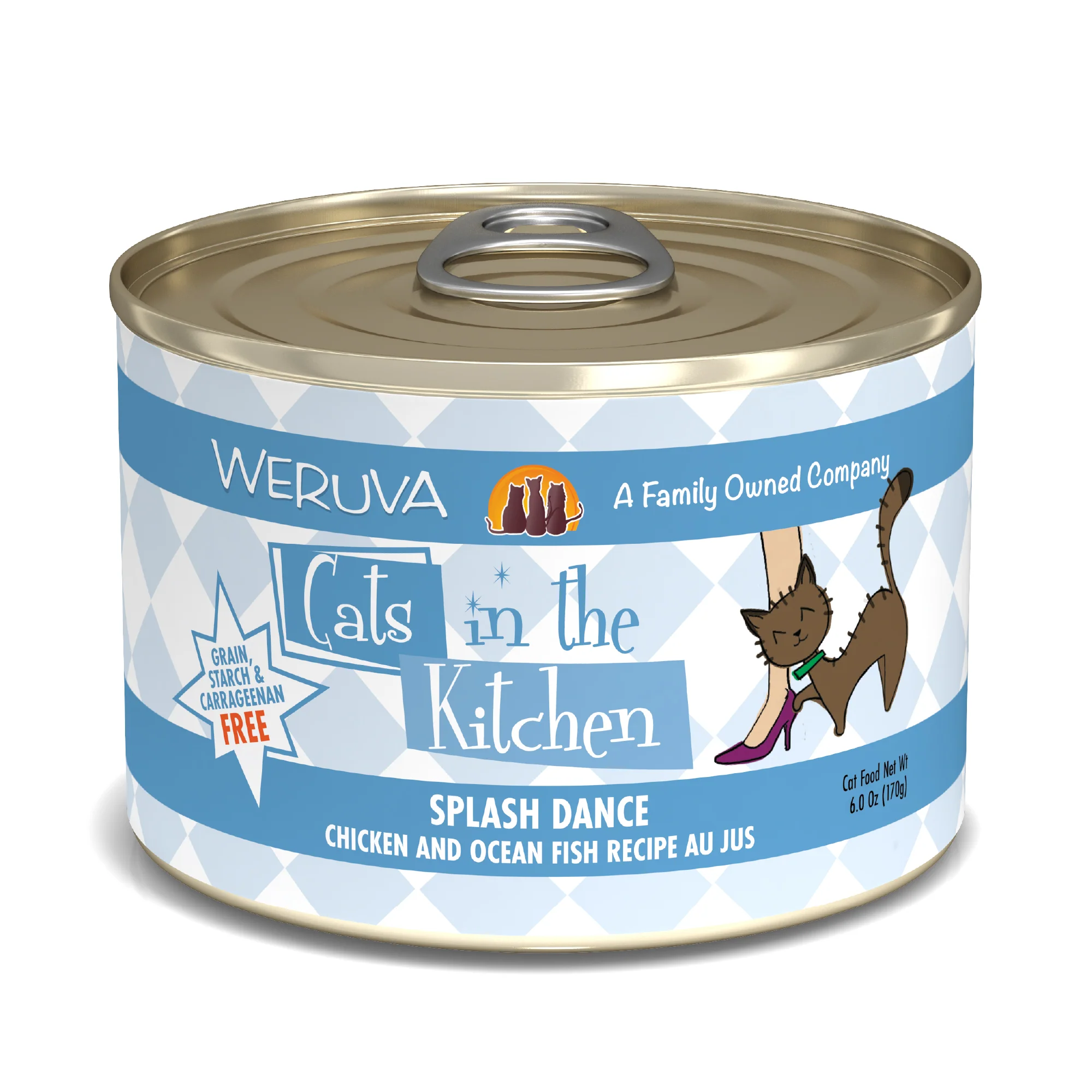 Weruva Cats in the Kitchen 6oz Canned Cat Food Splash Dance - Image 1