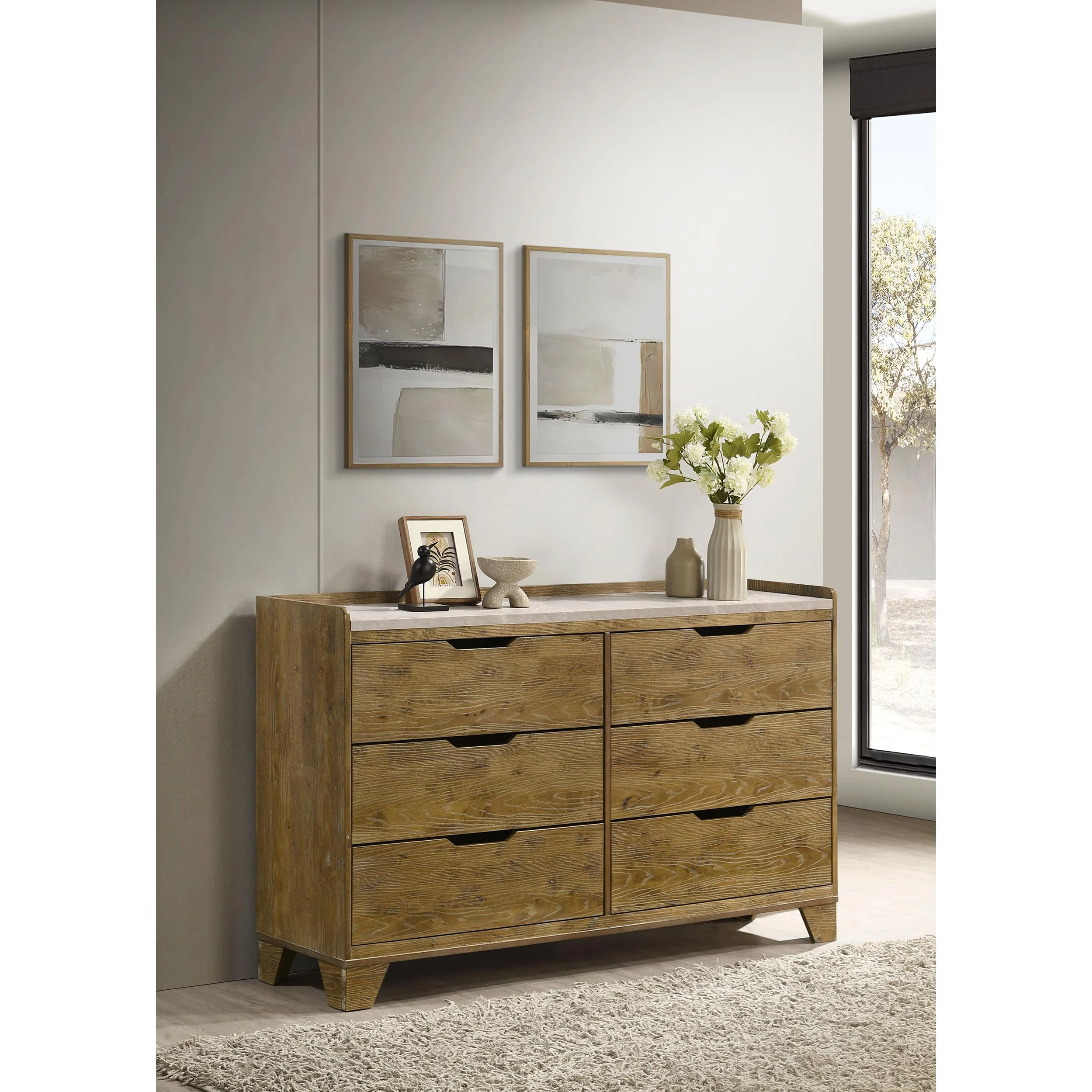 Coaster Furniture Henderson 6-Drawer Dresser 222973 - Image 2