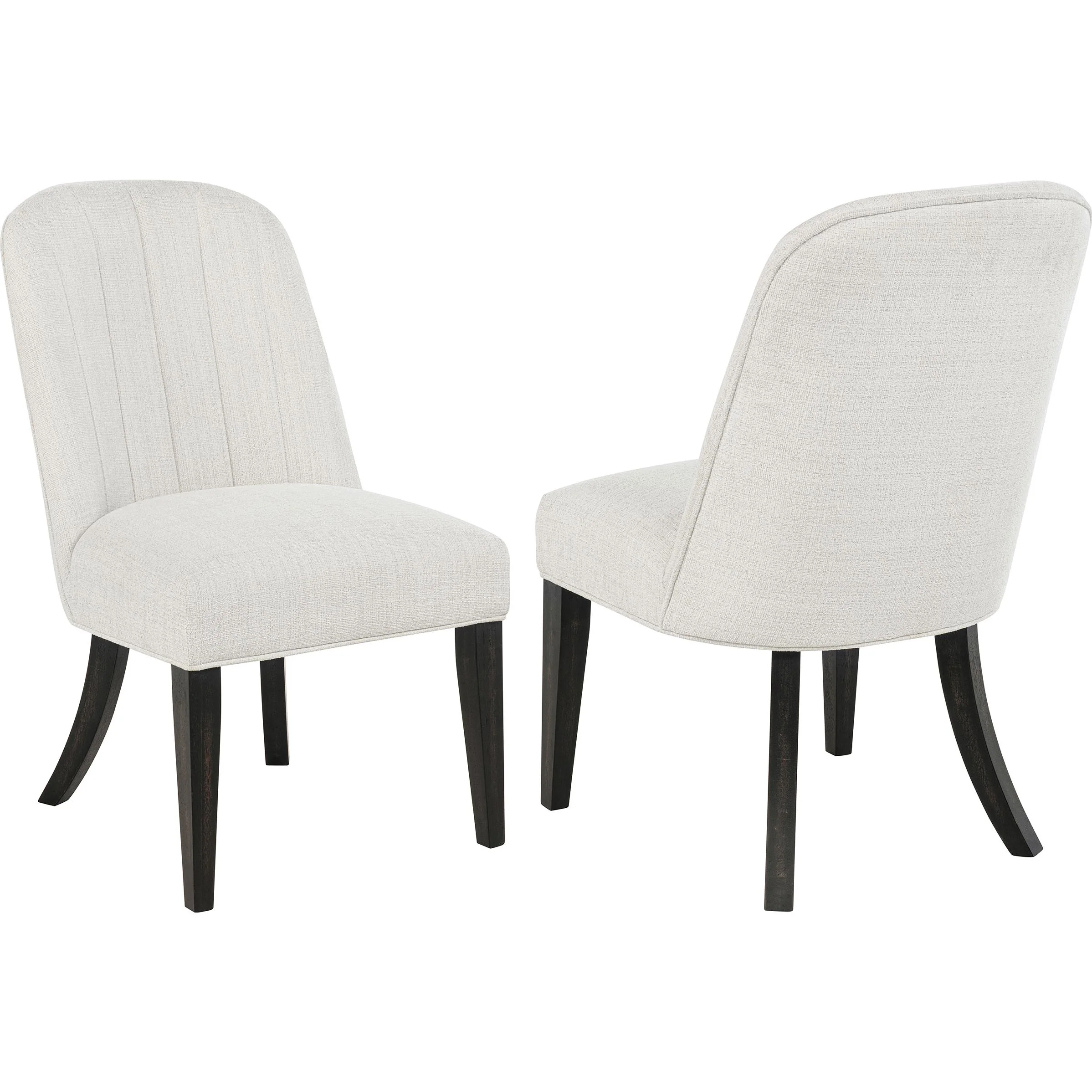 Coaster Furniture Leandro 115392 Set of 2 Upholstered Dining Side Chair – Cream