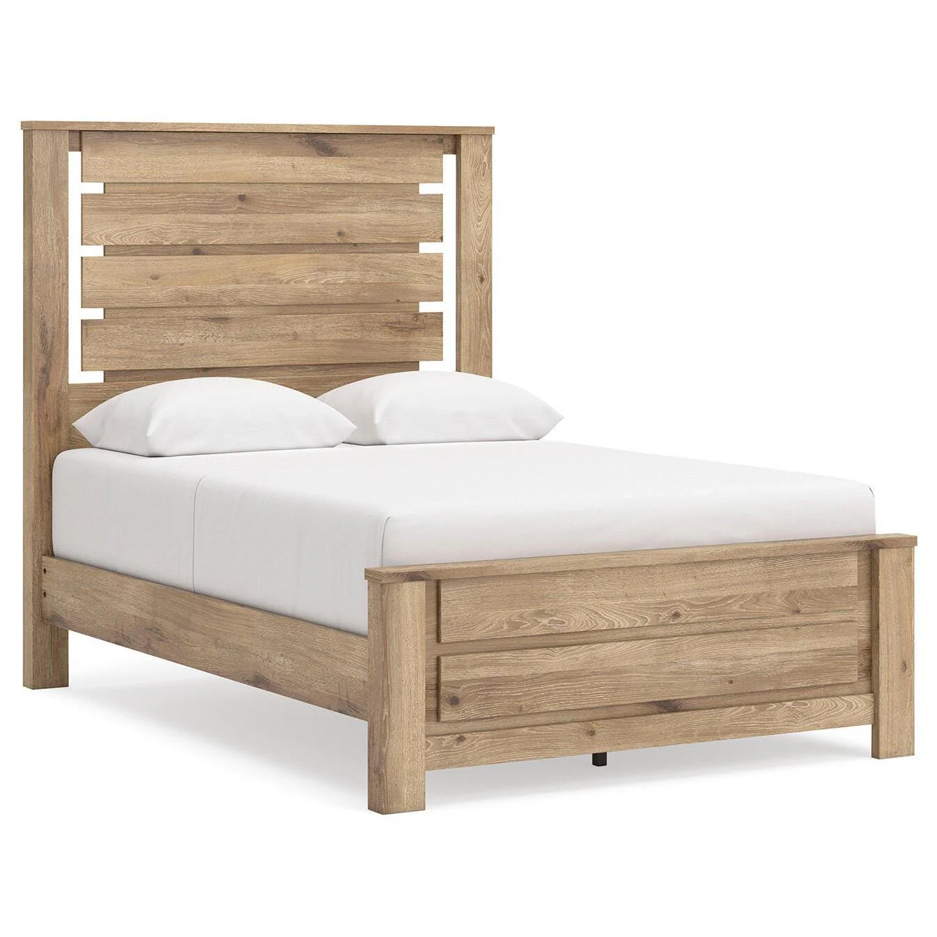 B1045-54/57/95/ B100-13 Signature Design by Ashley Brozmont Queen Panel Platform Bed