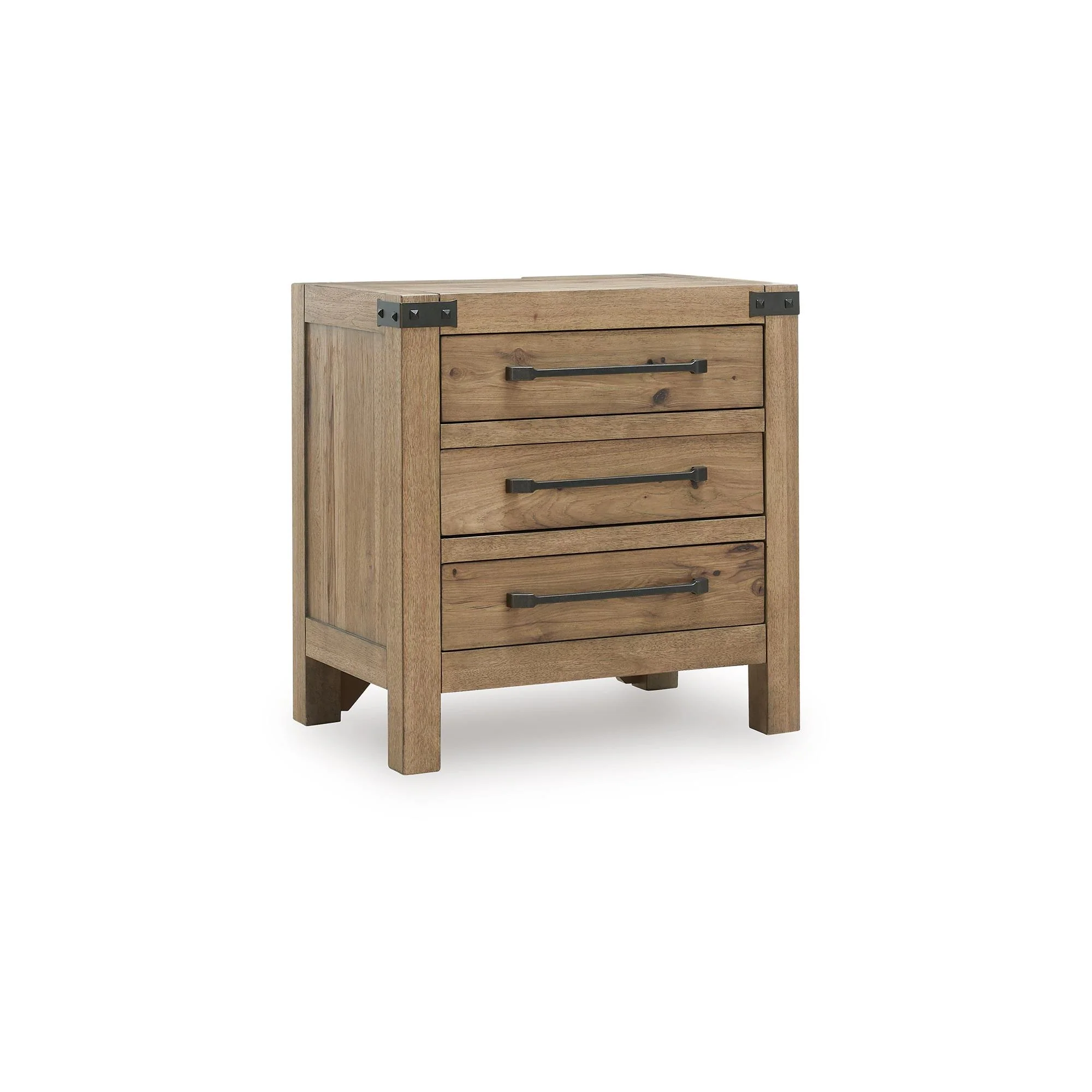 Benchcraft Ridgester B858-93 Three Drawer Night Stand - Image 1