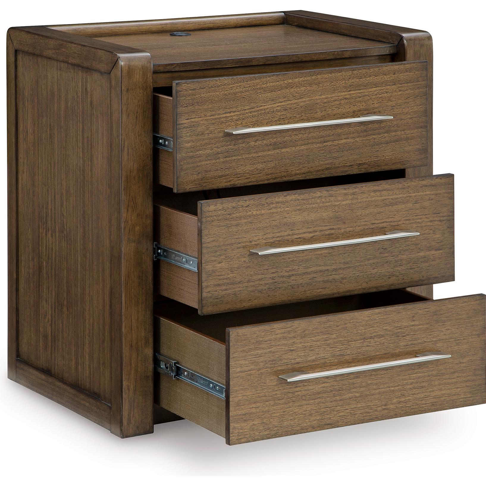 Benchcraft Marxmore B863-93 Three Drawer Night Stand - Image 2