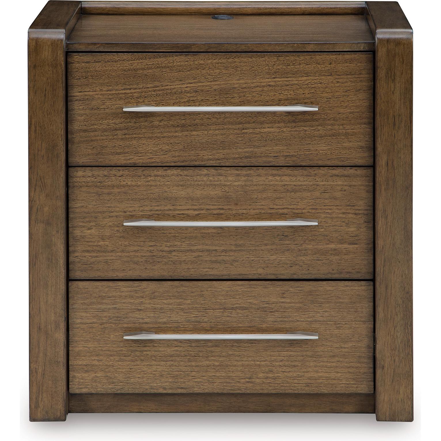 Benchcraft Marxmore B863-93 Three Drawer Night Stand - Image 3