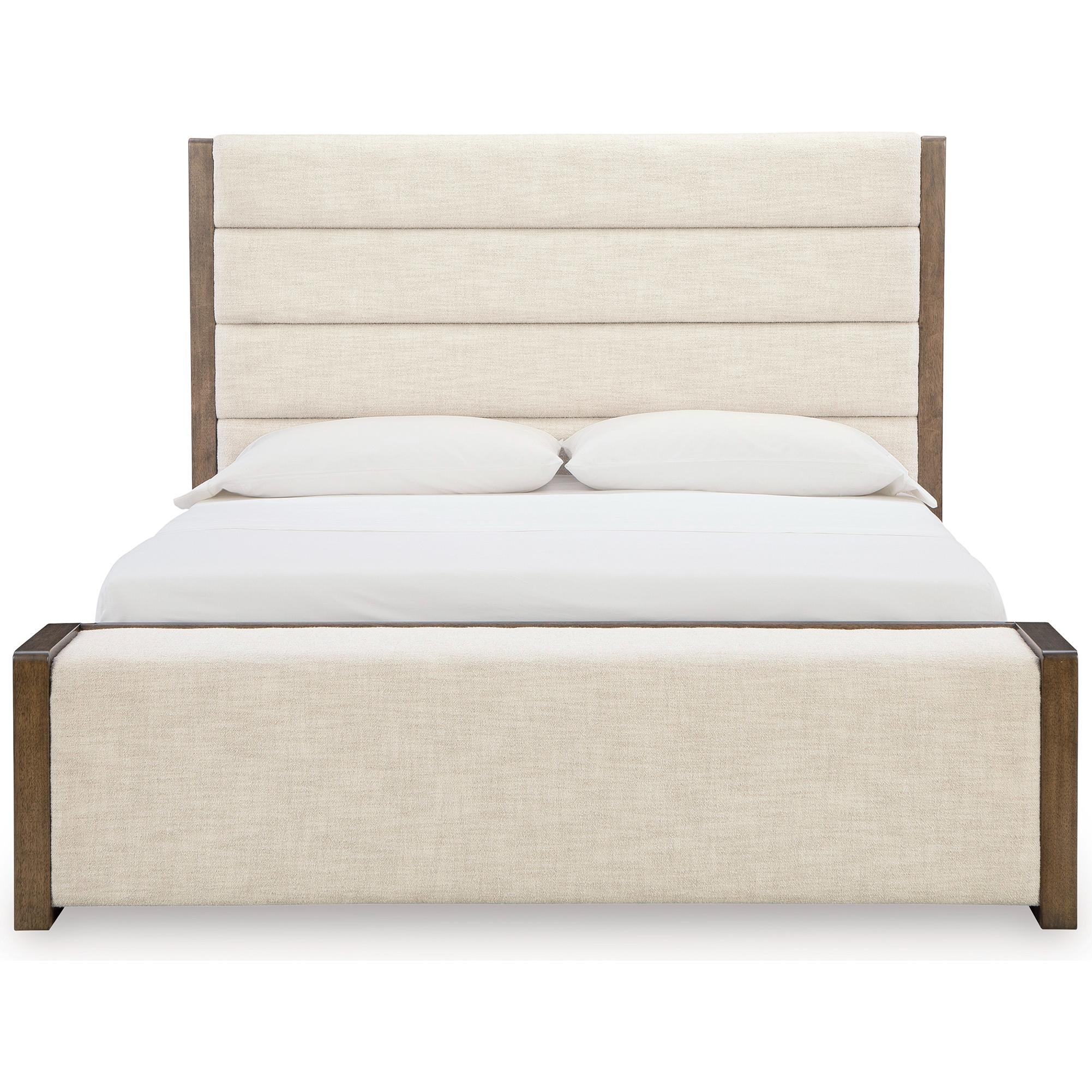 Benchcraft Marxmore B863B2 Queen Upholstered Storage Bed - Image 3
