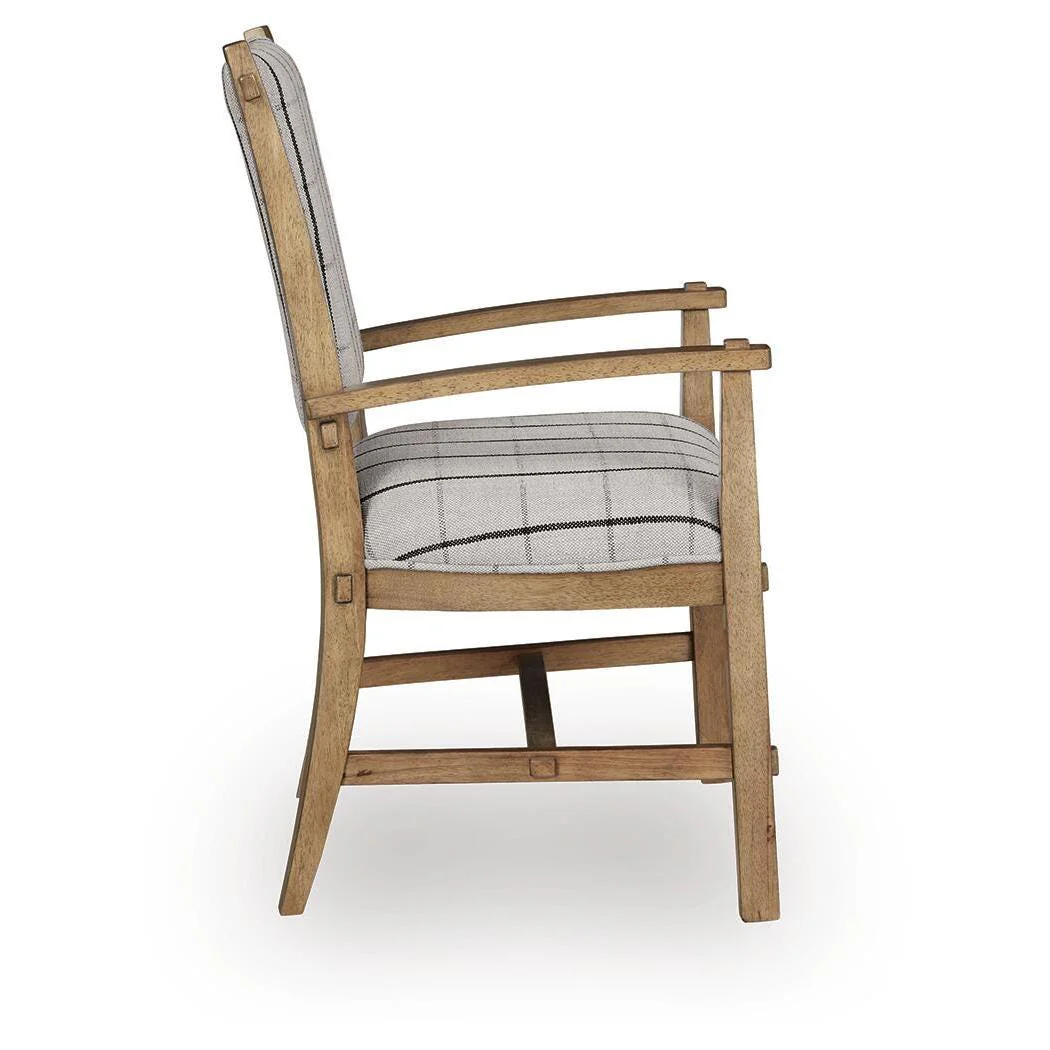 Benchcraft Ridgester D858-01A Dining Upholstered Arm Chair - Image 3
