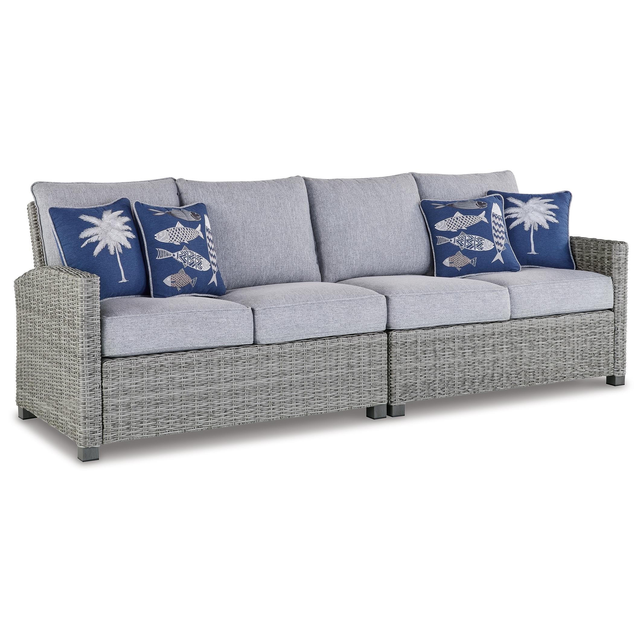 Signature Design by Ashley Naples Beach P439-854 RAF/LAF Loveseat with Cushion