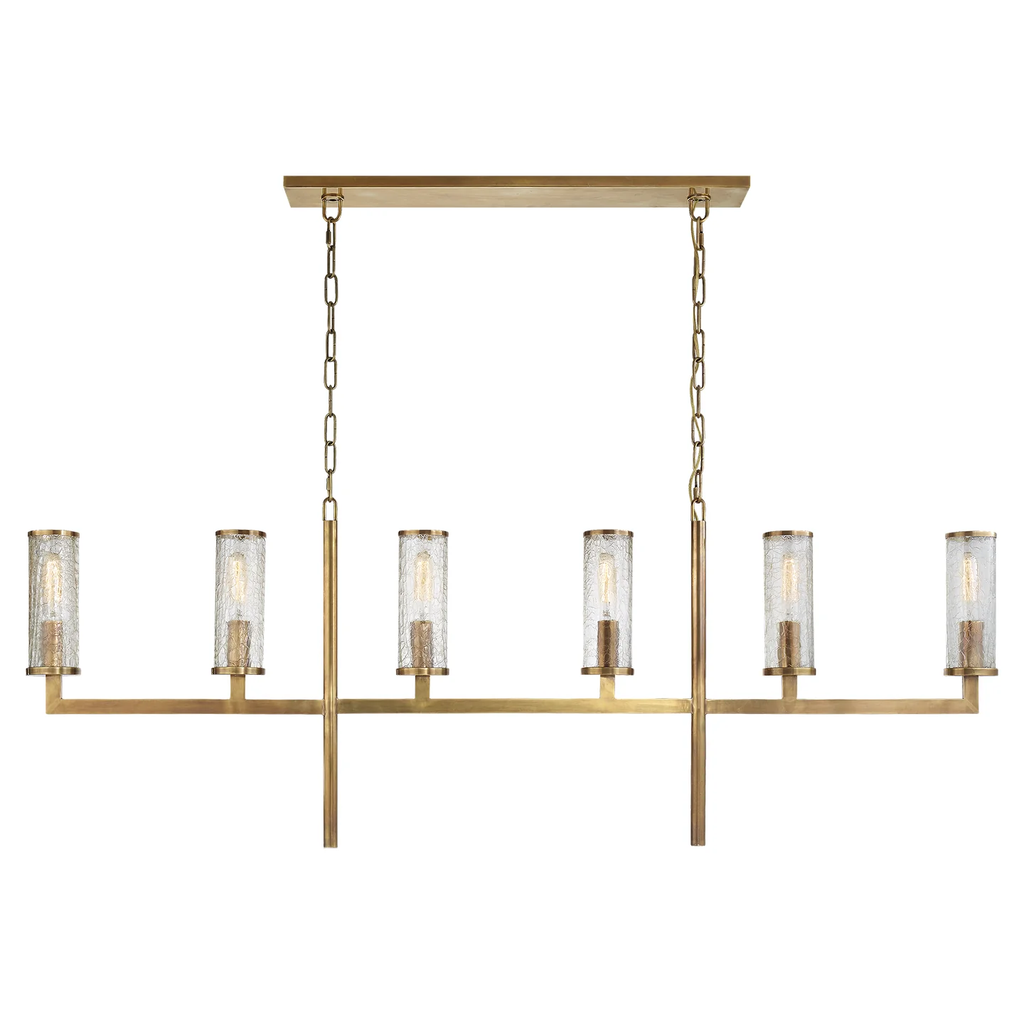 Liaison Six Light Linear Chandelier - Image 3
