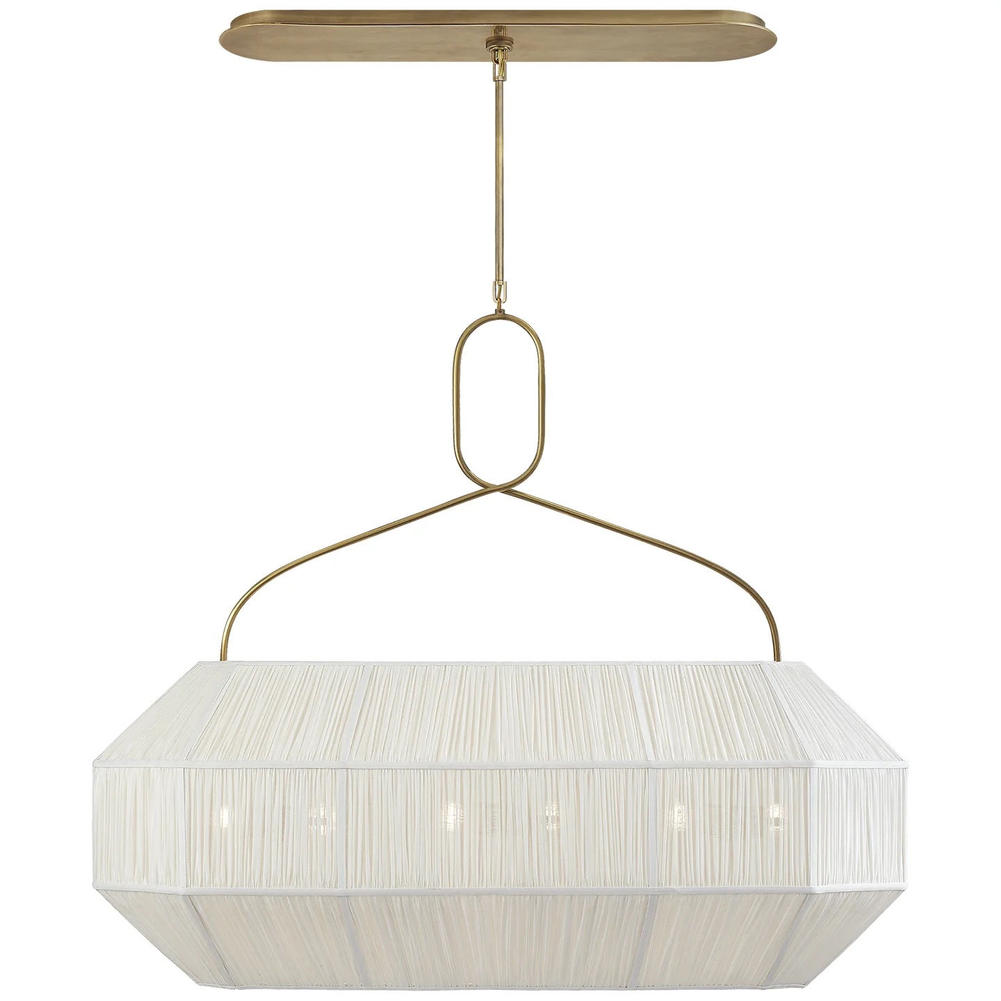 Forza Six Light Linear Chandelier - Image 1