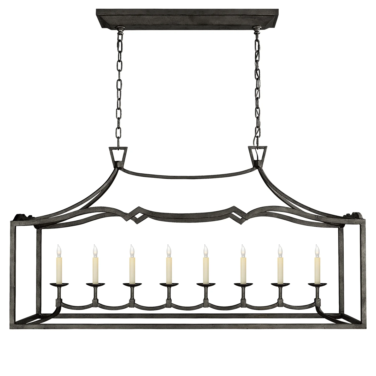 Darlana Fancy Eight Light Linear Pendant - Image 2