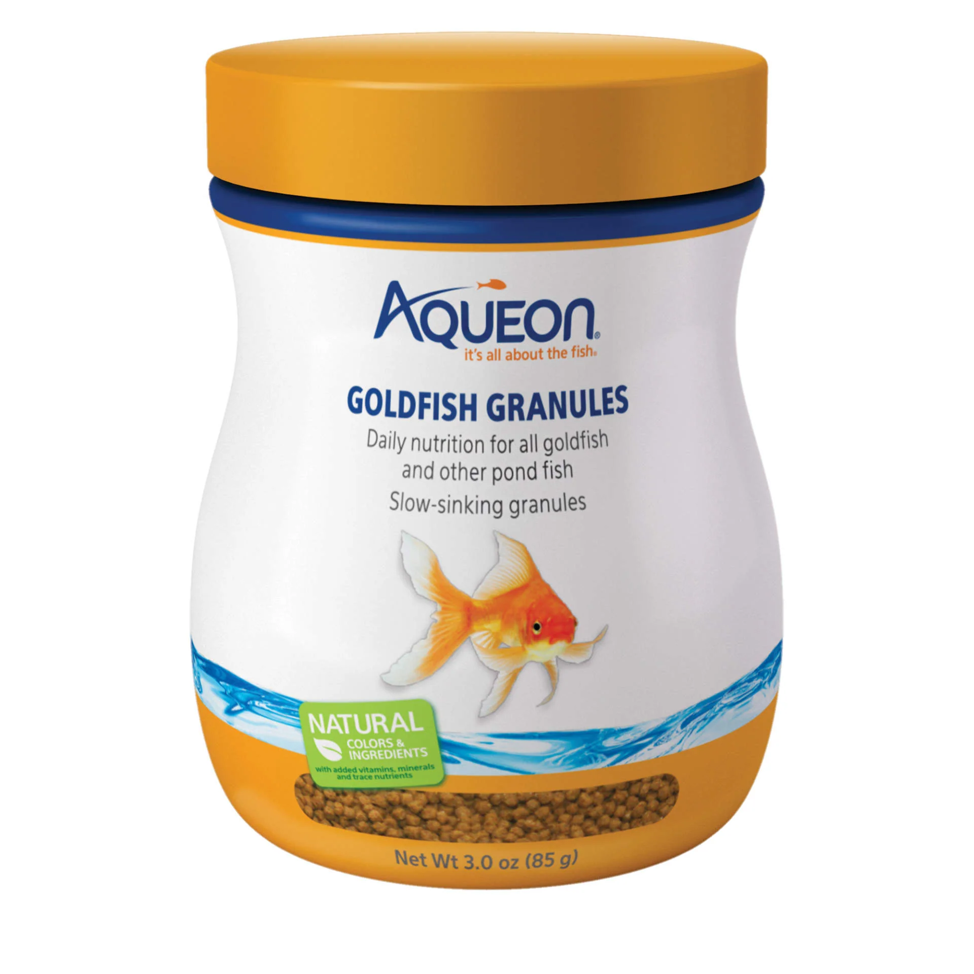 Aqueon Goldfish Granules 3 Ounces - Image 1