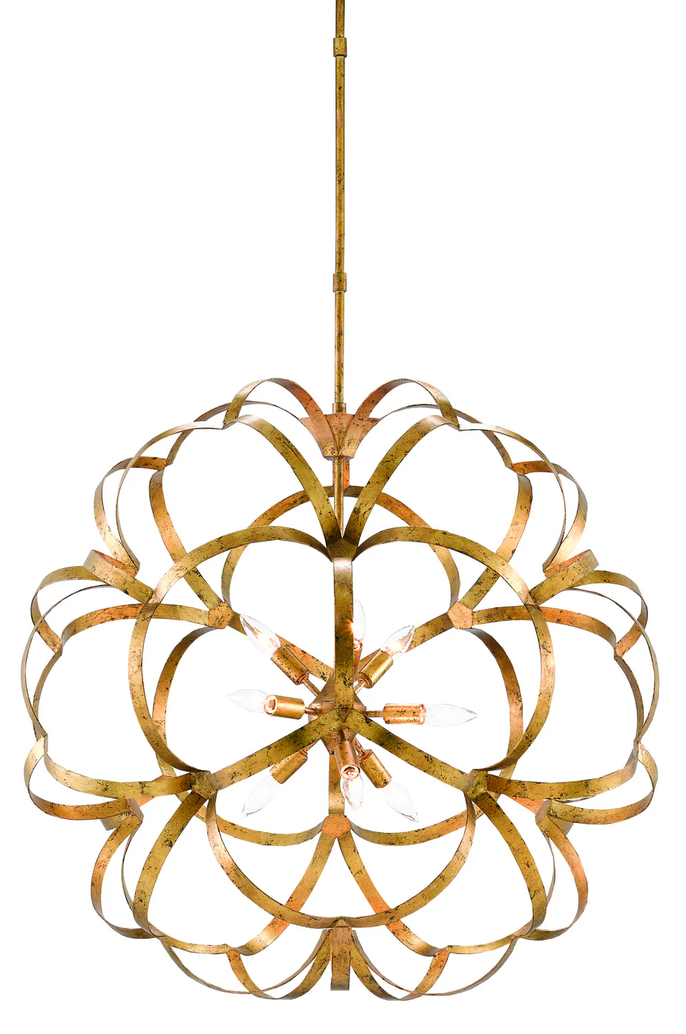 Sappho Gold Orb Chandelier - Image 1