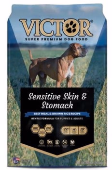 Victor Dog Food Sensitive Skin & Stomach Beef & Brown Rice 30lb - Image 1