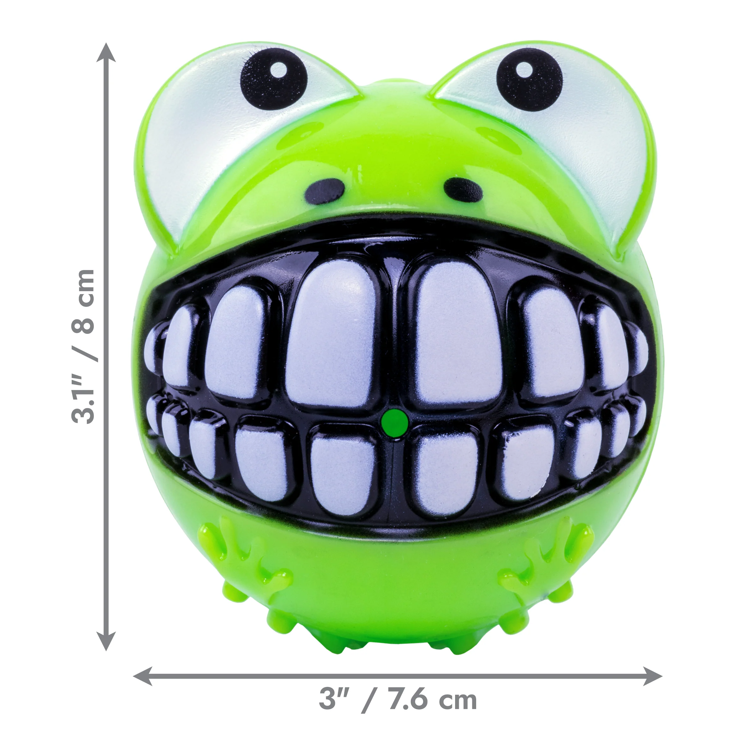 Kong Dog Toy Grinz Frog Large - Image 1