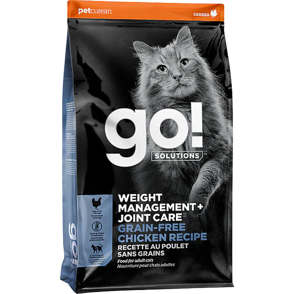 Petcurean Go! Weight & Joint Care GF Chicken Dry Cat Food 3lbs - Image 1