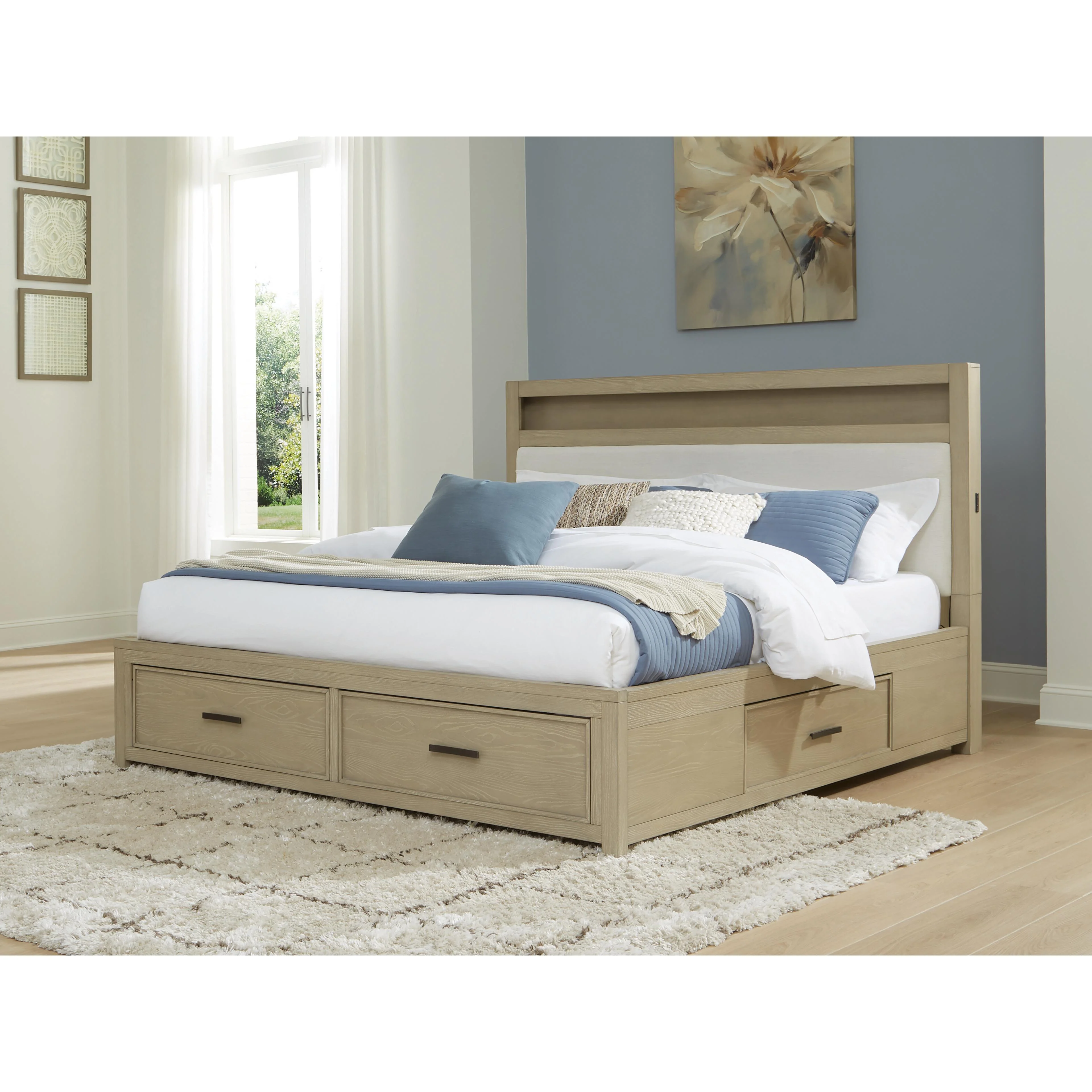 Signature Design by Ashley Calmoro B602B4 Queen Bookcase Bed - Image 2