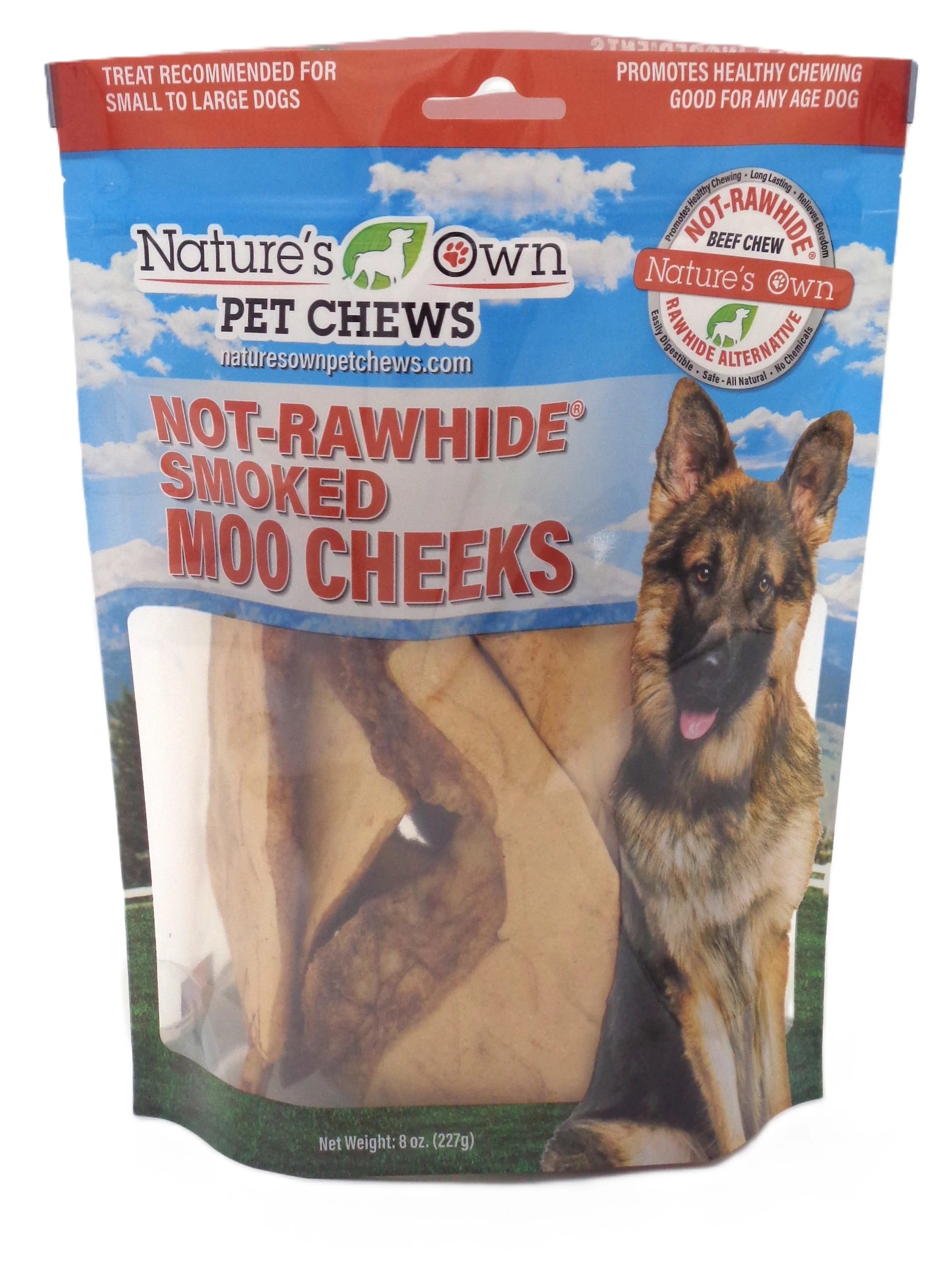 Nature’s Own Not Rawhide Moo Cheeks 8oz