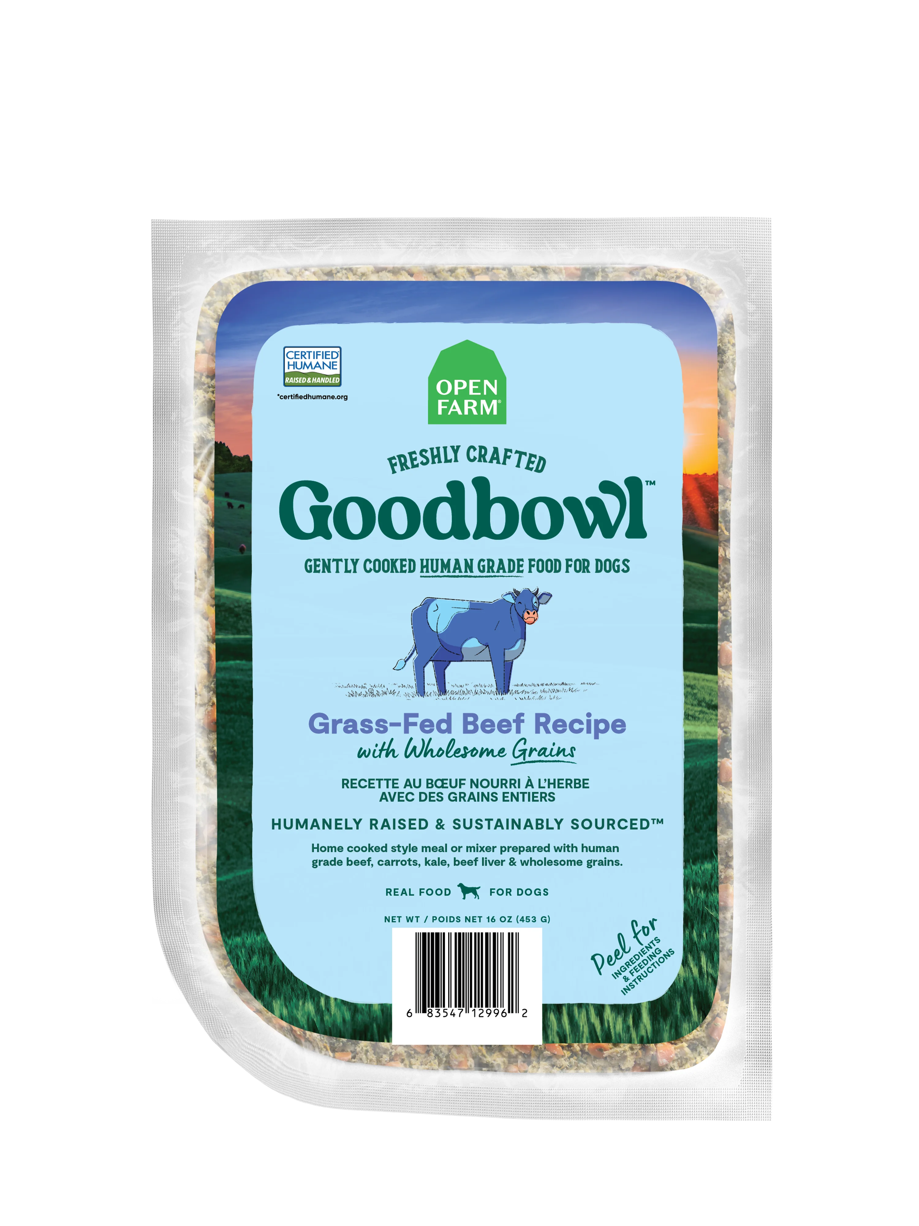 Open Farm Open Farm Goodbowl Grass-Fed Beef & Wholesome Grains 16oz Pouch