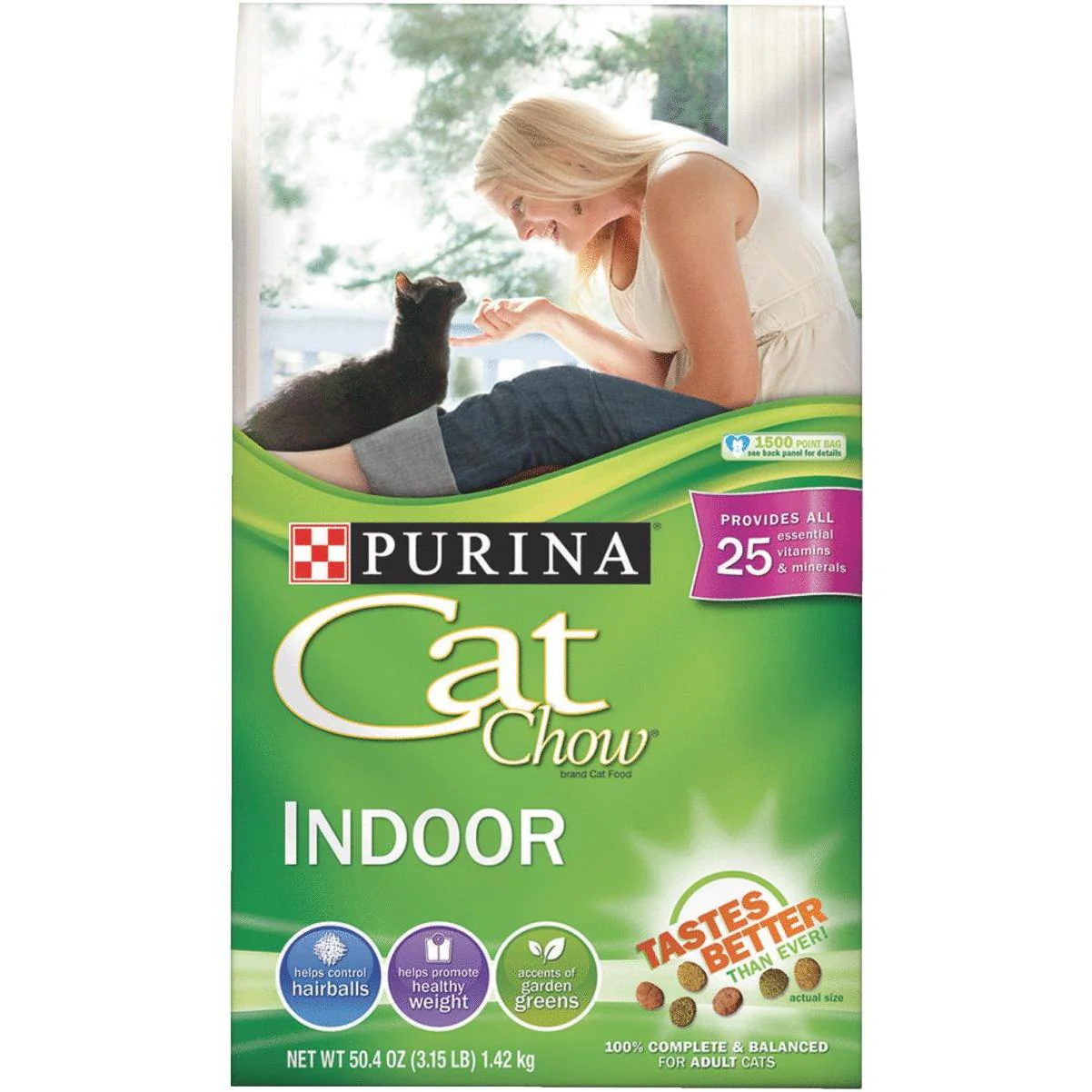 Purina Cat Chow Chicken 3.5 lb indoor cat - Image 1