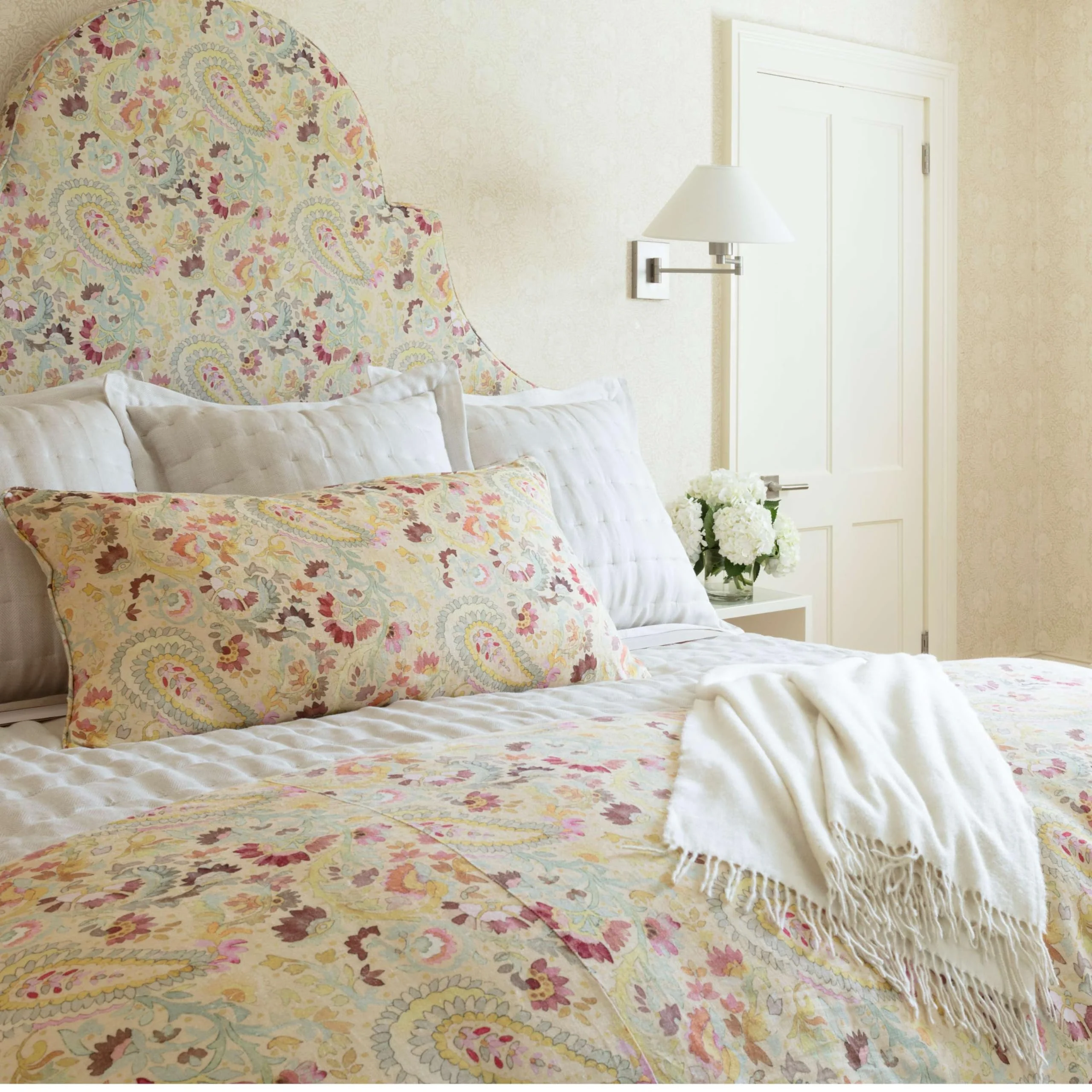 Iris Multi Linen Duvet Cover - Image 2