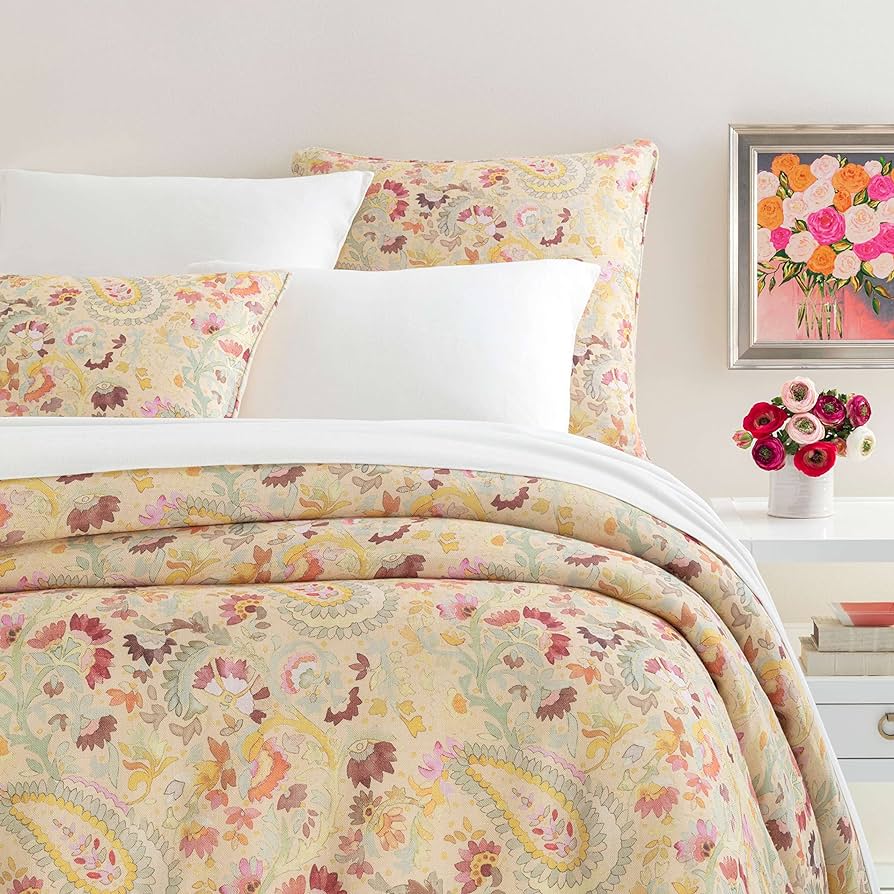 Iris Multi Linen Duvet Cover - Image 3