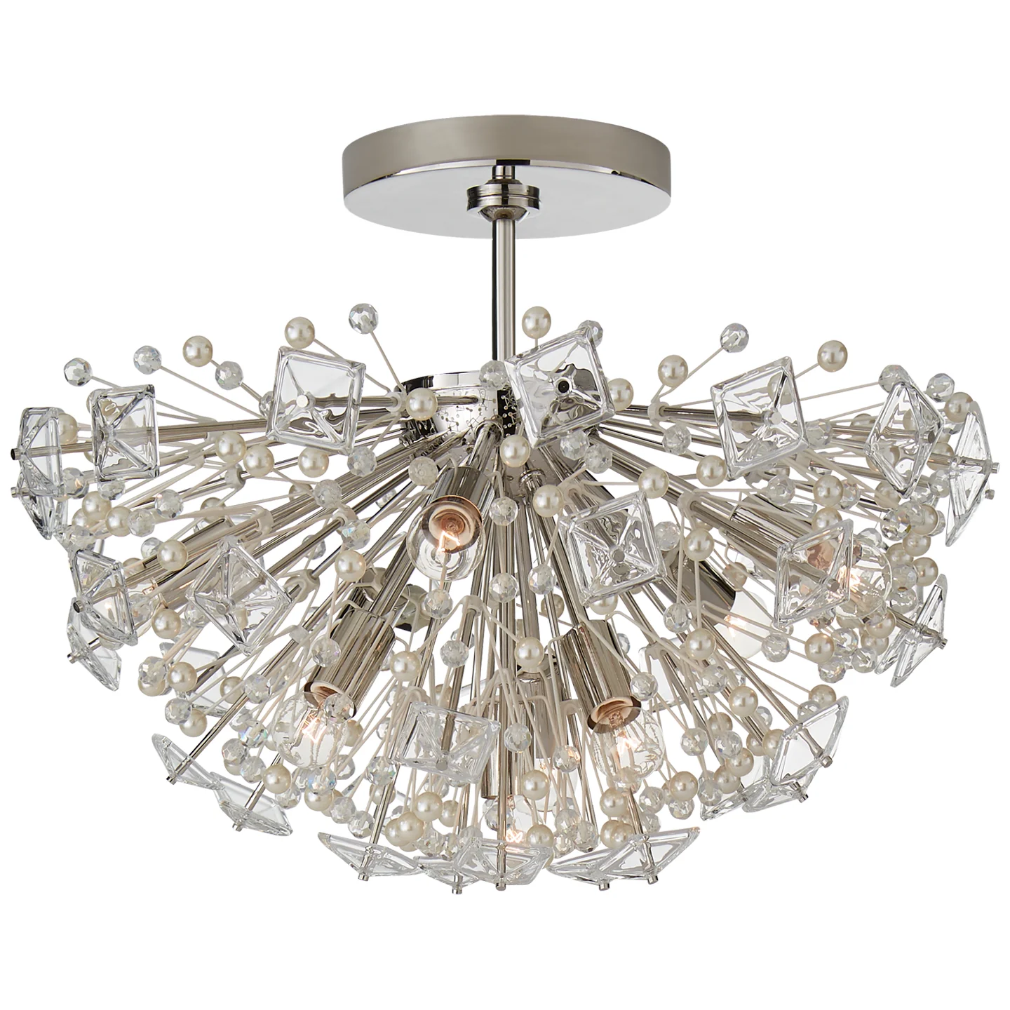 Dickinson Nine Light Semi Flush Mount - Image 1