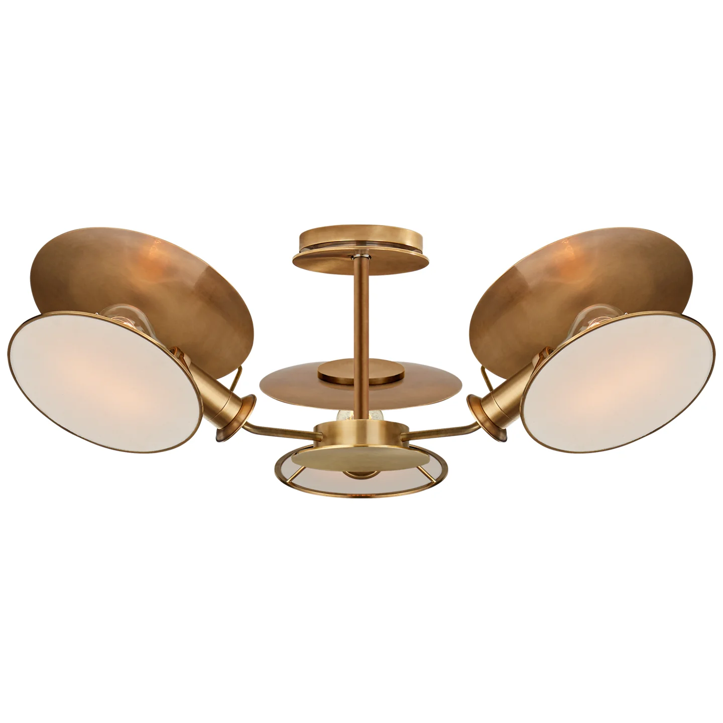 Osiris Three Light Semi-Flush Mount
