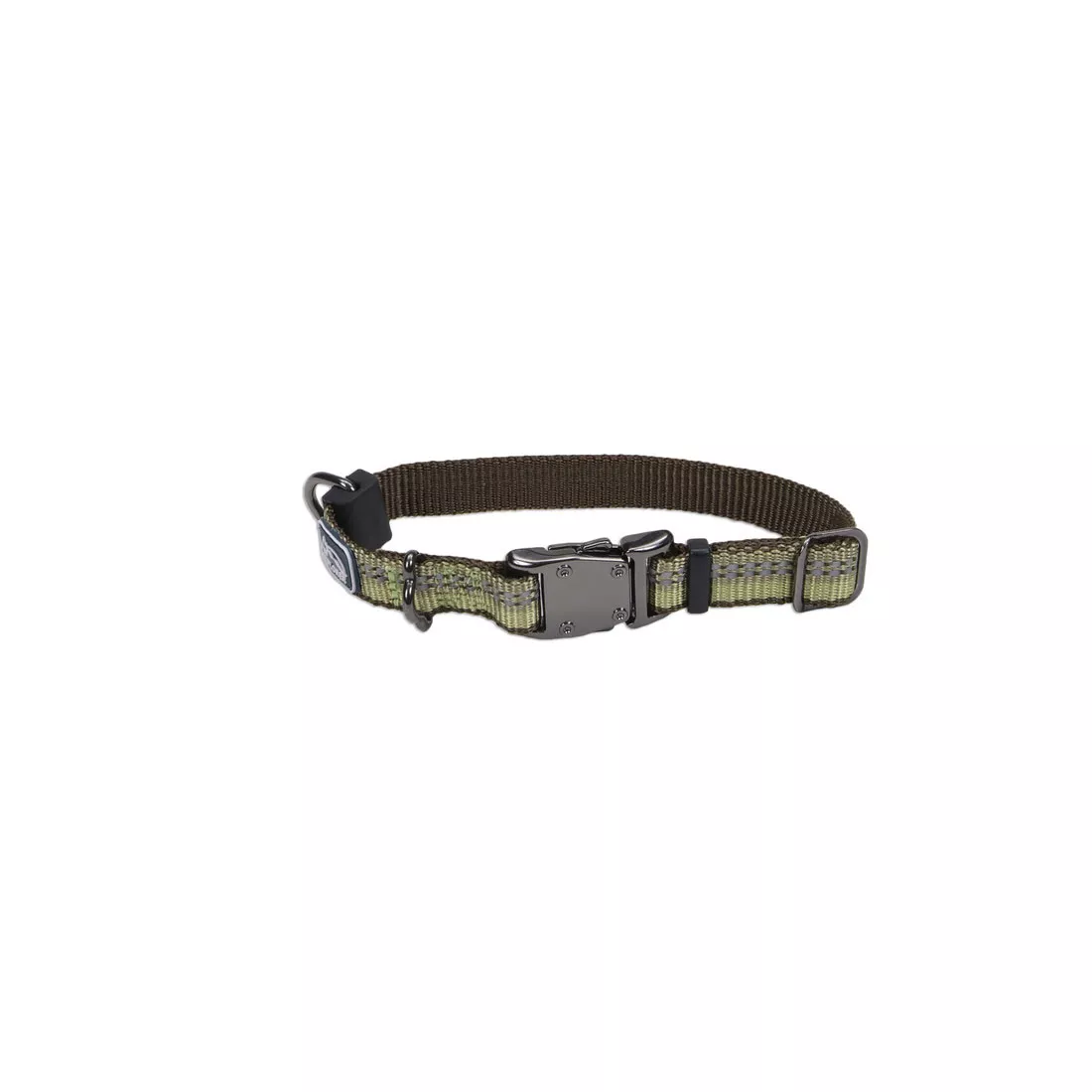 Coastal K9 Explorer 5/8in Wide 8-12in Reflective Adjustable Dog Collar Fern - Image 1