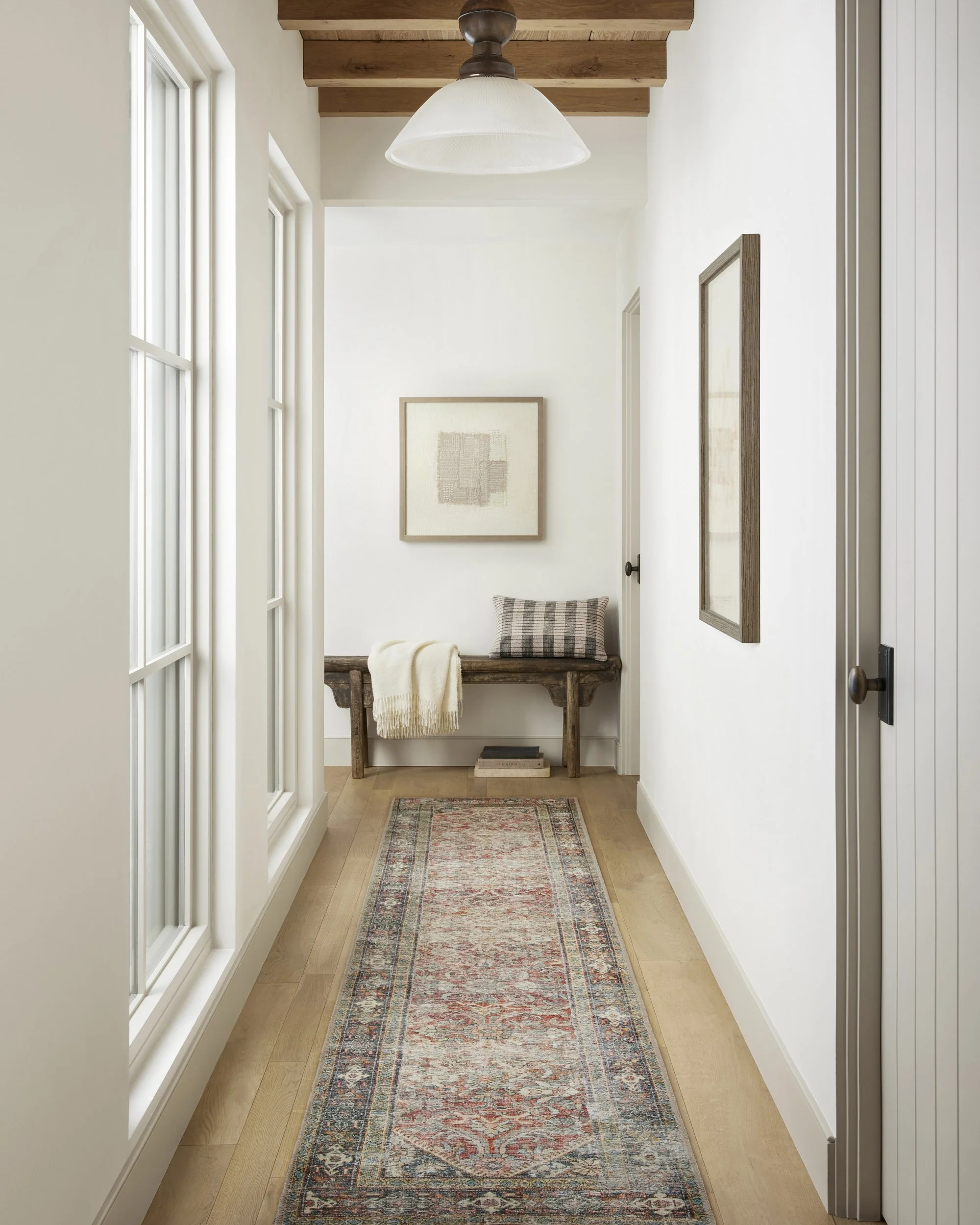 Amber Lewis x Loloi Georgie Red / Navy Rug - Image 3