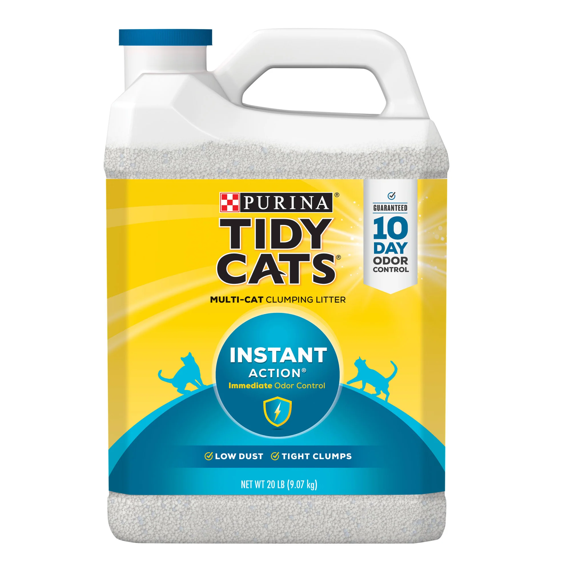 Purina Tidy Cats Clumping Cat Litter  Instant Action Multi Cat Litter  20 lb. Jug - Image 1