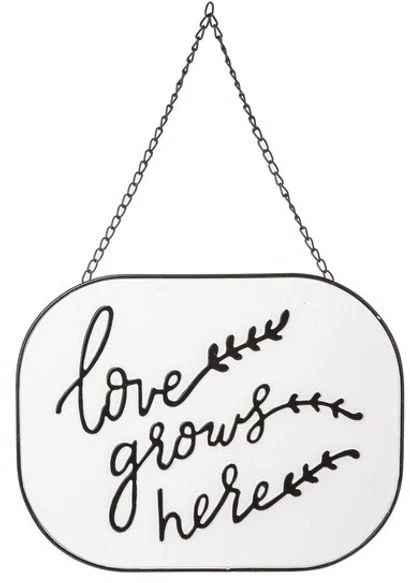 Ganz Wall Decor-Love Grows Here - Image 1