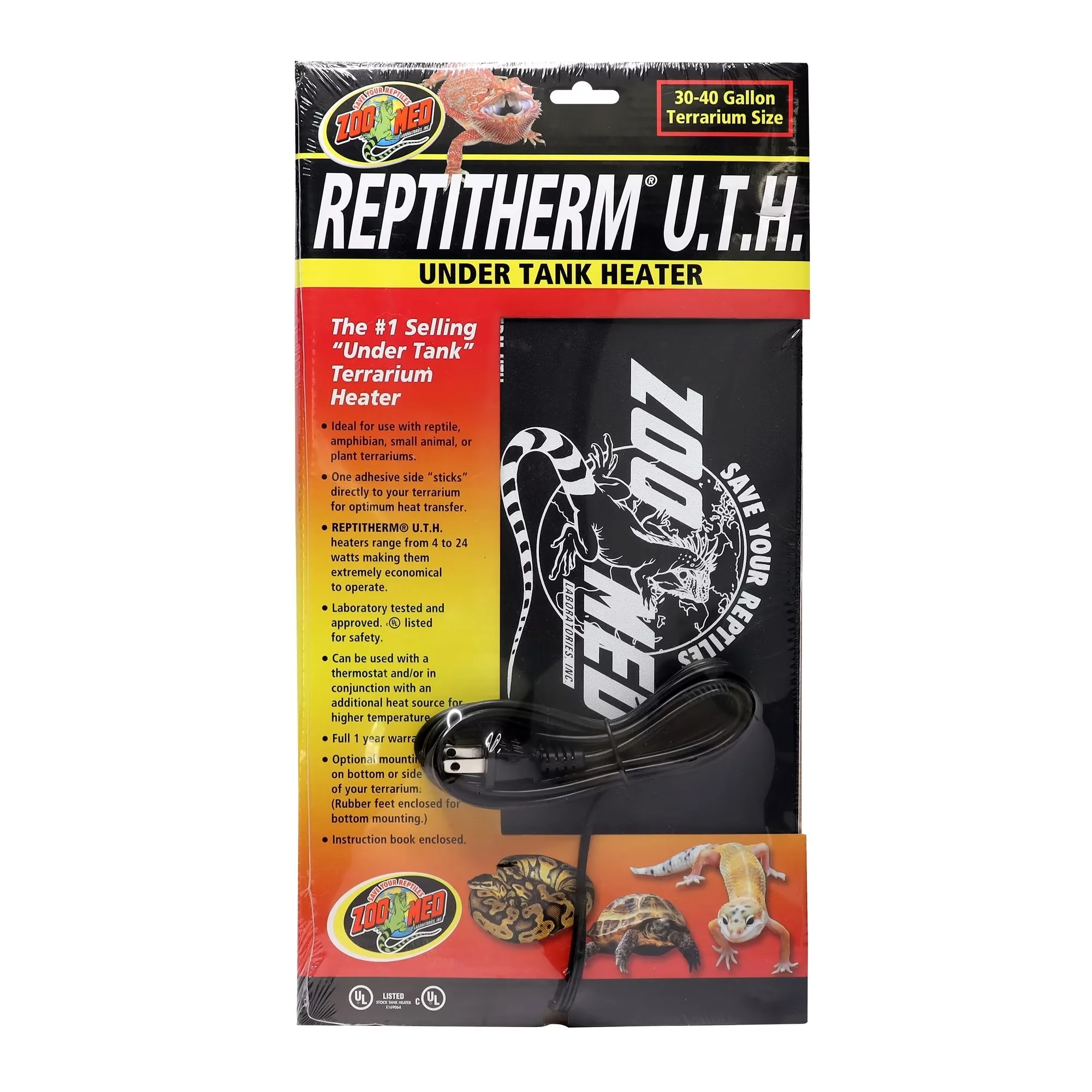 Zoo Med ReptiTherm Under Tank Heater, 30 - 40 Gallon - Image 1