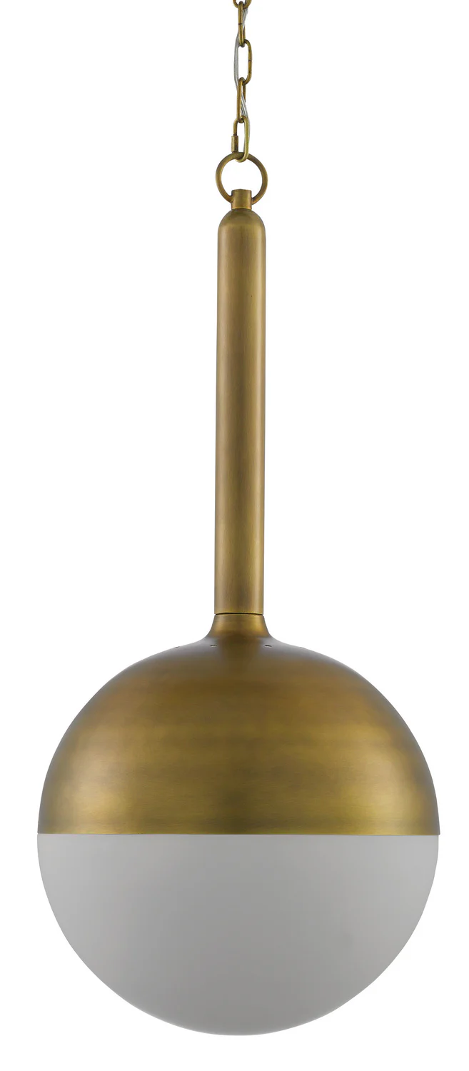 Moonward Brass Pendant - Image 2