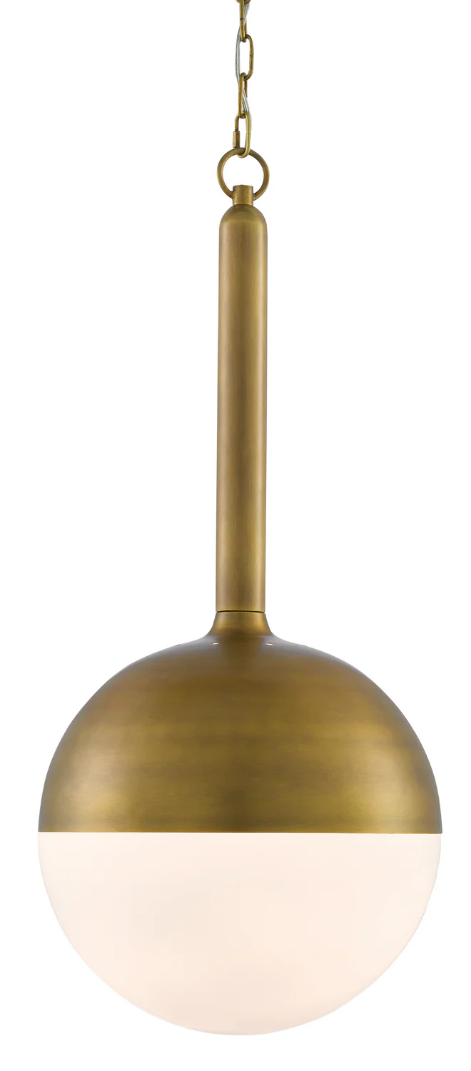 Moonward Brass Pendant - Image 1