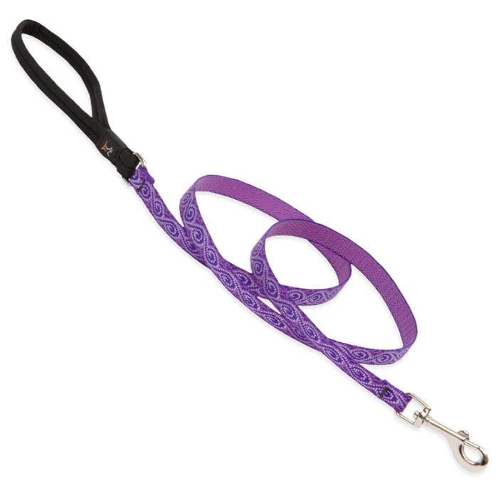 Lupine Pet Dog 6 Ft Long 1/2 In Leash Original Designs Jelly Roll - Image 1