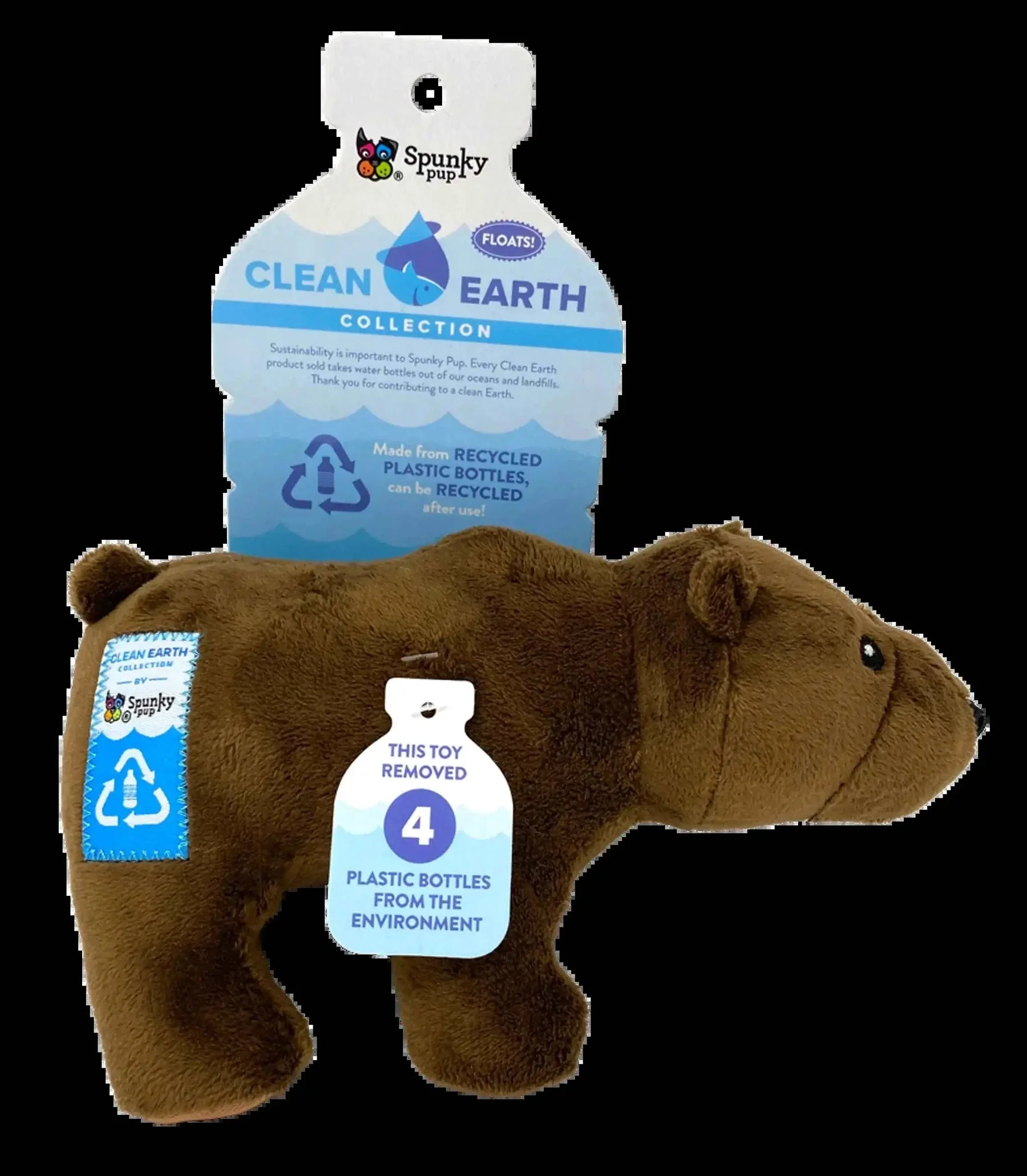 Spunky Pup Clean Earth Plush Toy - Image 1