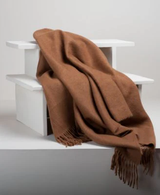 Cognac Alpaca Throw - Image 2