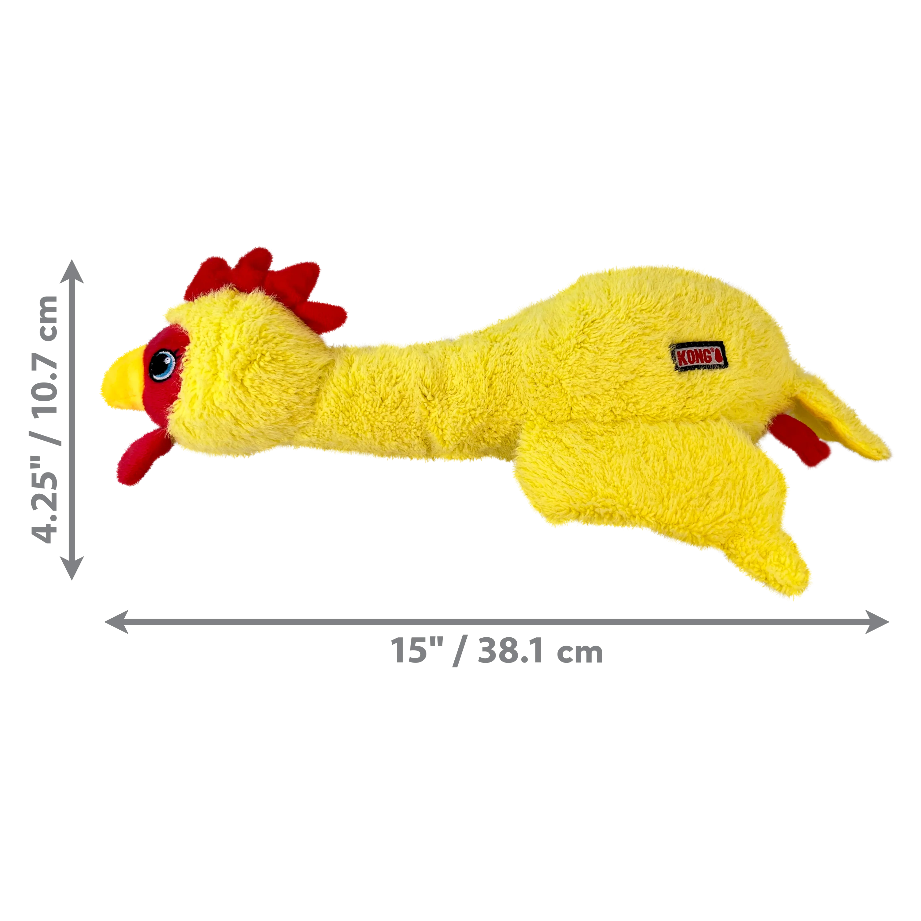 Kong Dog Toy Scruffs Chicken Medium - Image 1