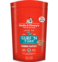Stella & Chewys Dog Frozen Surf N Turf Dinner Patties 6lb - Image 1