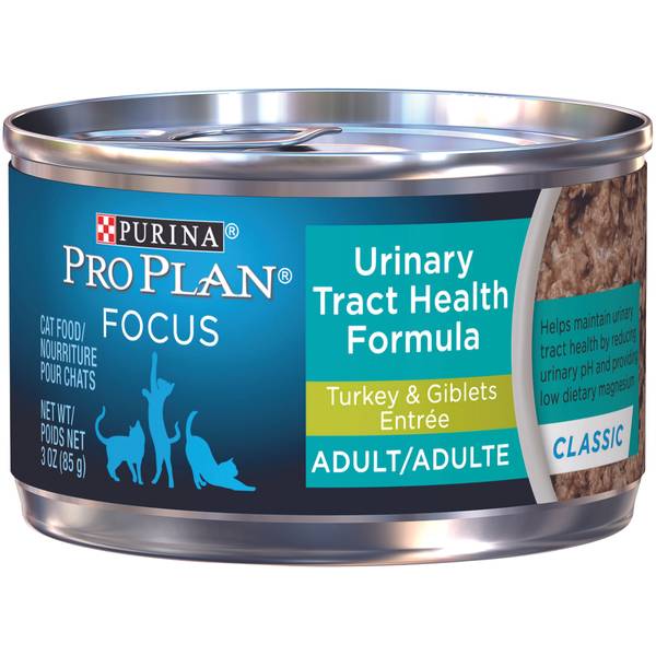 Purina Pro Focus Turkey & Giblets Entree Flavor Pate Wet Cat Food for Adult  3 oz. Can - Image 1