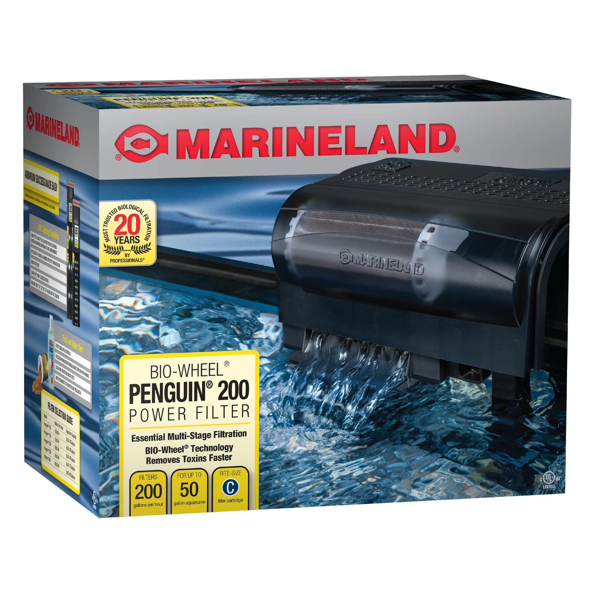 Marineland Penguin Power Filter 200 with Bio-Wheel - Image 1